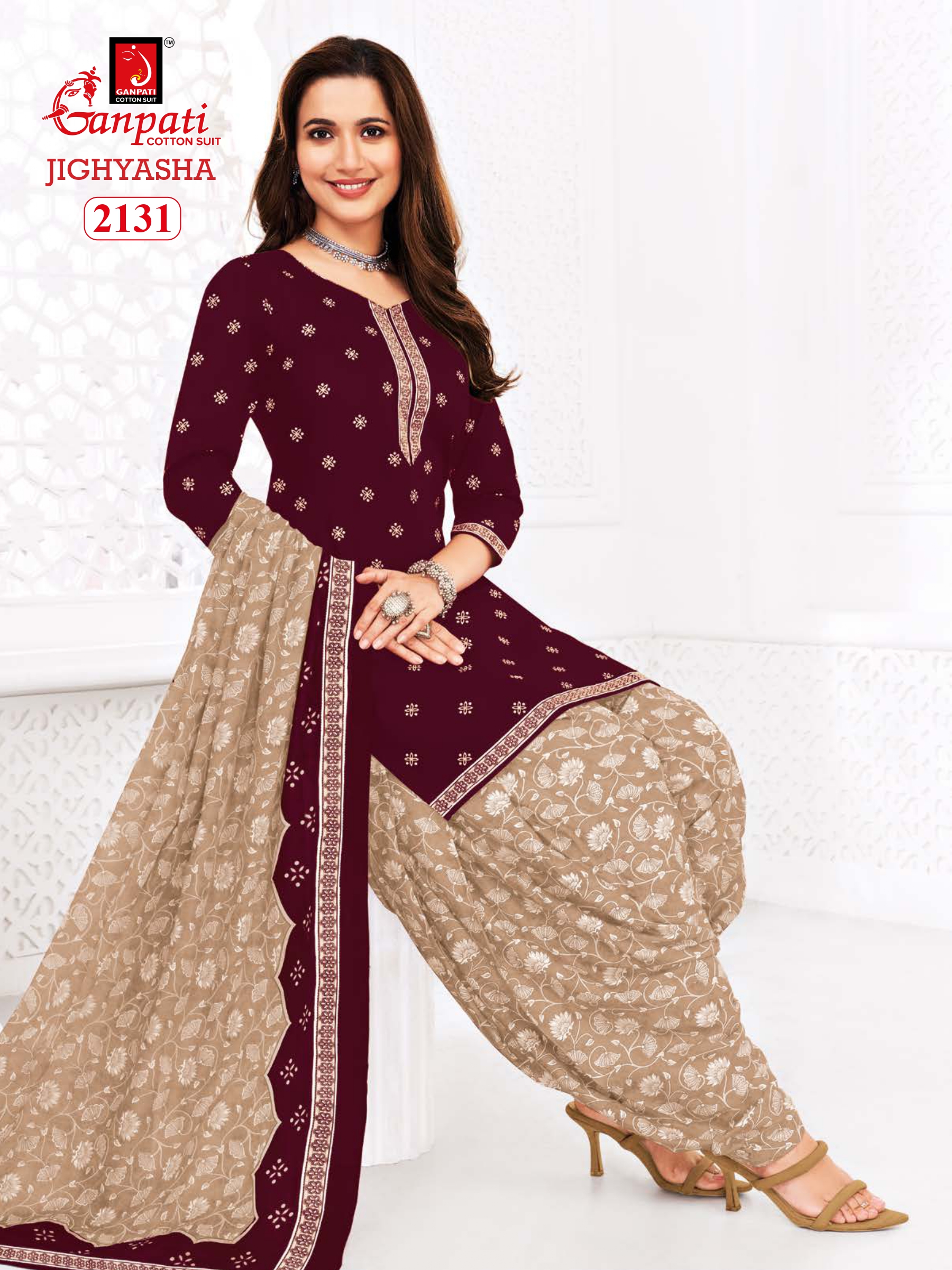 GANPATI JIGHYASHA VOL 21 PATIYALA SUITS