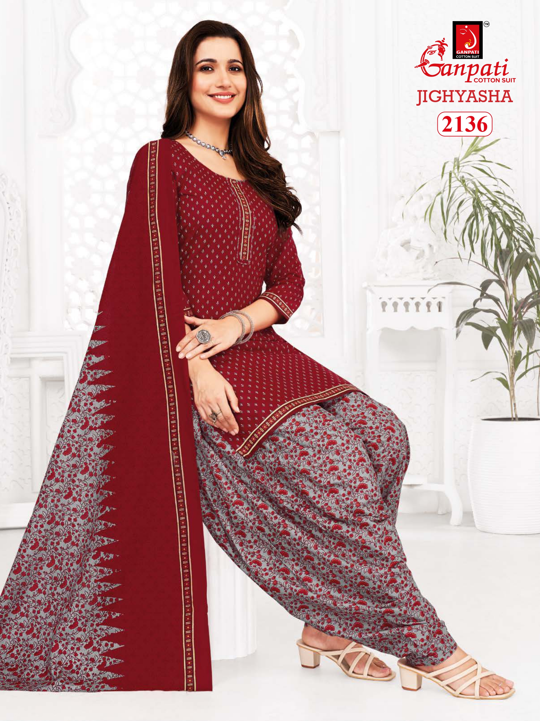GANPATI JIGHYASHA VOL 21 PATIYALA SUITS