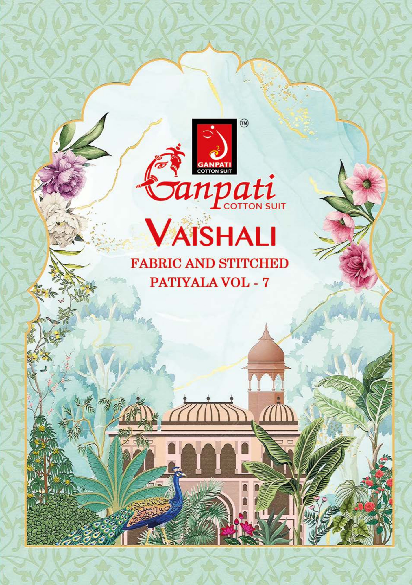 GANPATI VAISHALI VOL 7 PATIYALA SUITS