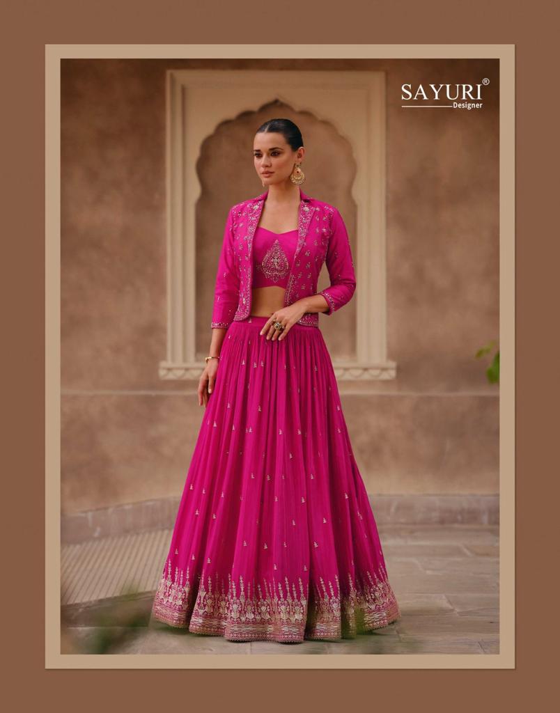 SAYURI DESIGNER SIMRAN HEAVY INDO WESTERN SUITS 