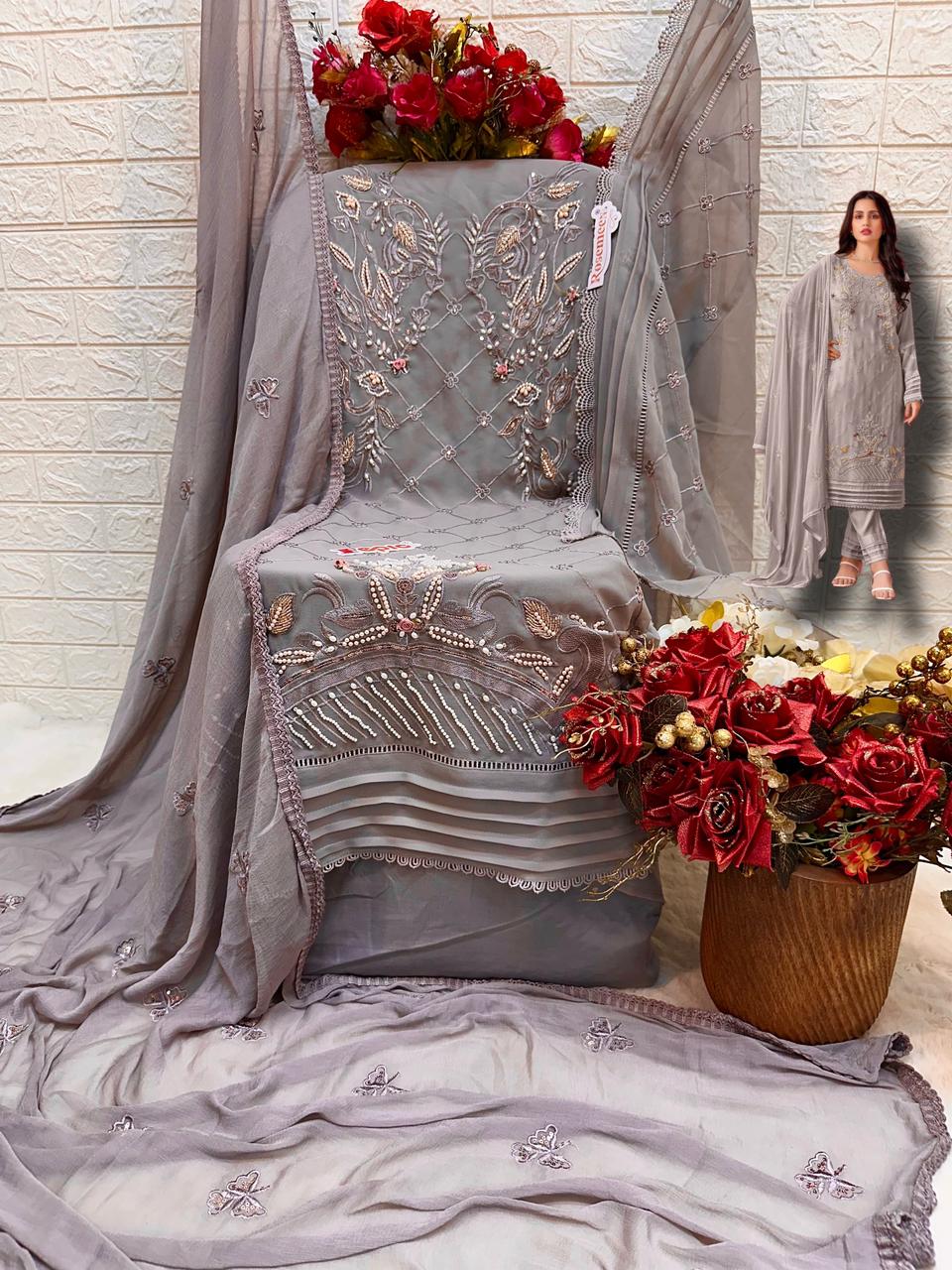 FEPIC ROSEMEEN C 1665 PAKISTANI SUITS 