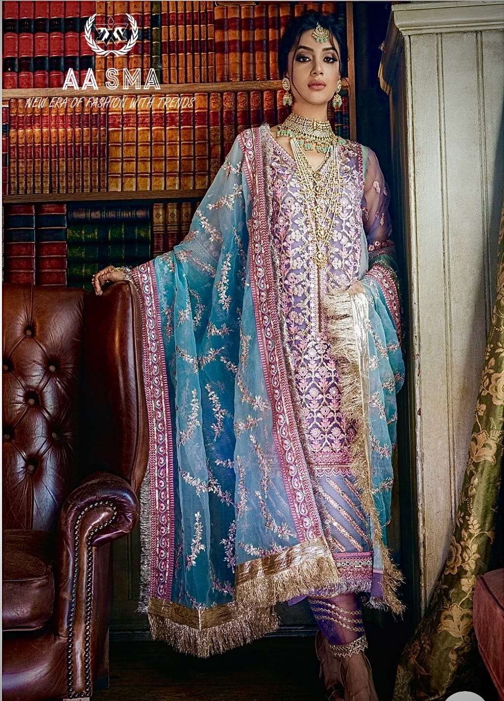 AASMA D NO 201 HEAVY DESIGNER SUIT