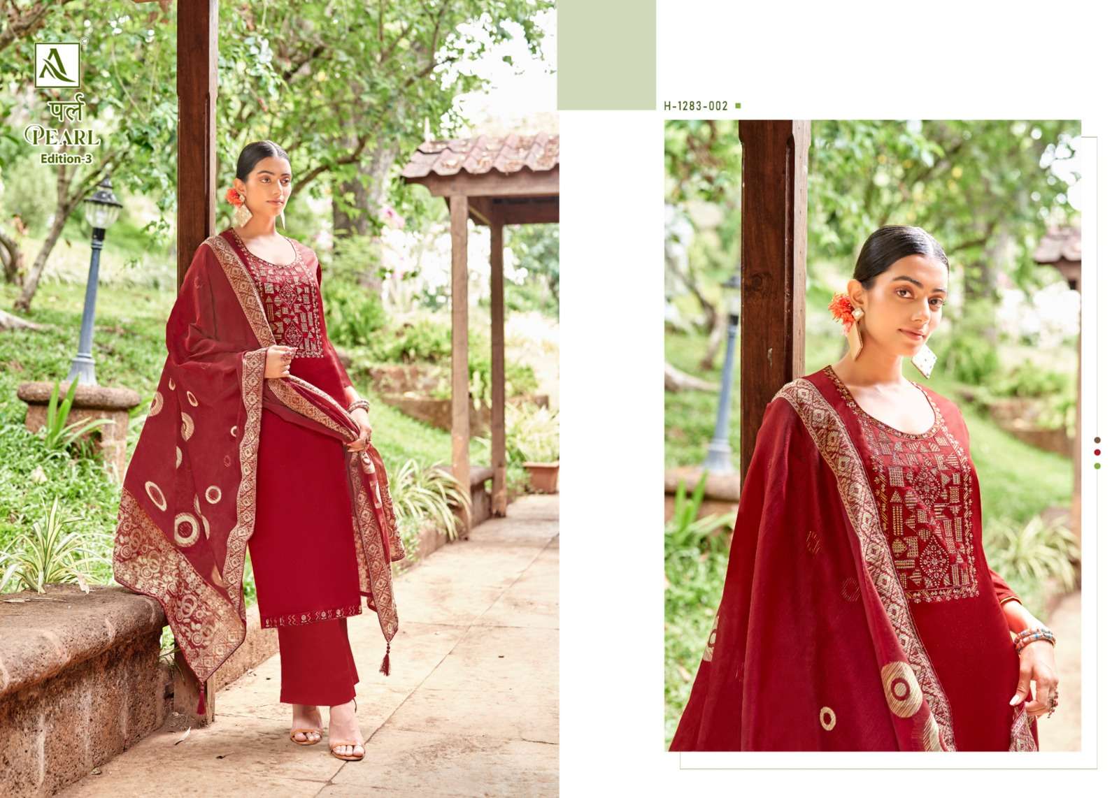 ALOK SUITS PEARL EDITION VOL 3 COTTON EMBROIDERY SUITS