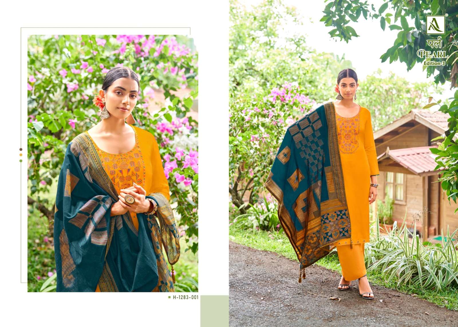 ALOK SUITS PEARL EDITION VOL 3 COTTON EMBROIDERY SUITS