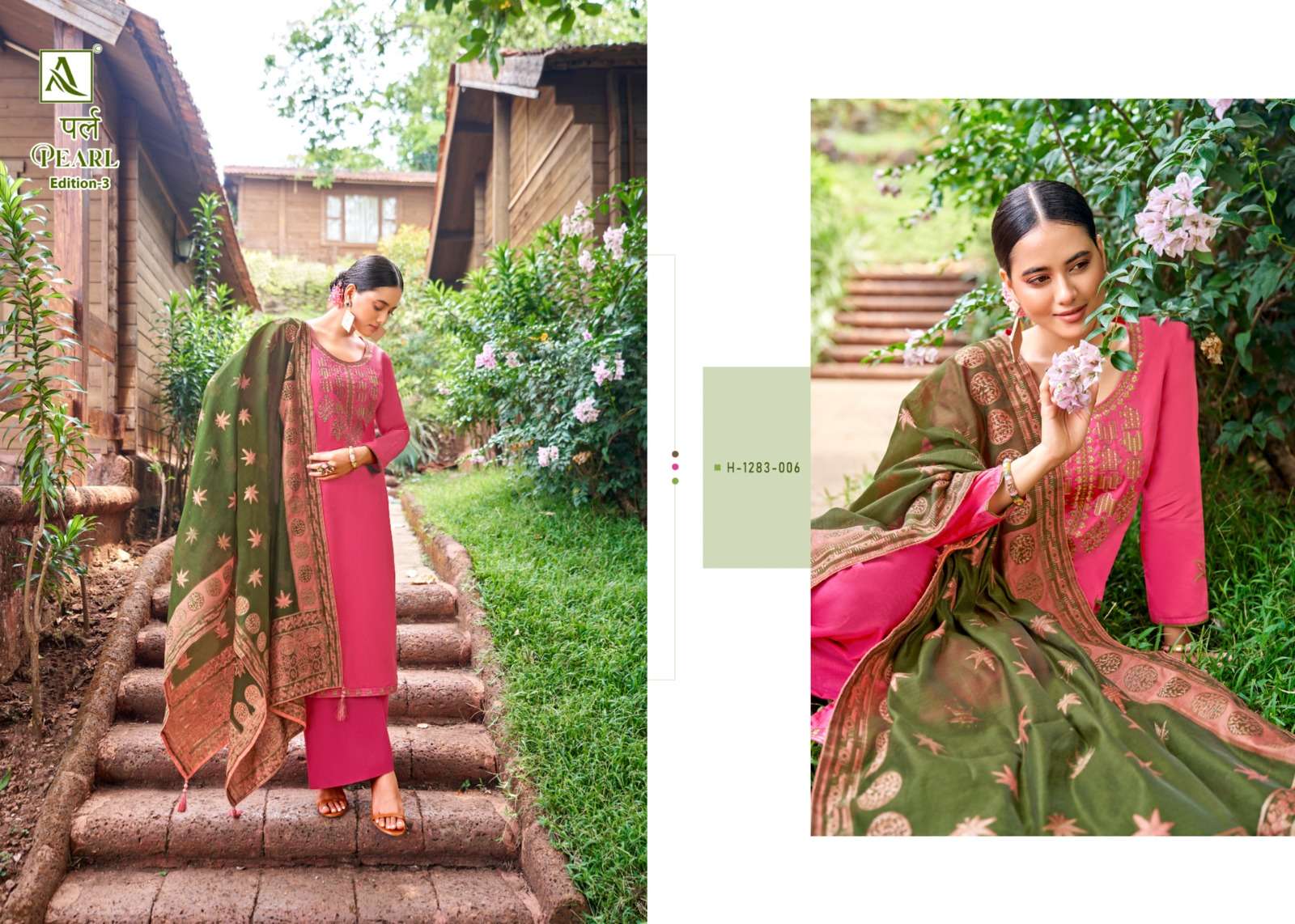 ALOK SUITS PEARL EDITION VOL 3 COTTON EMBROIDERY SUITS