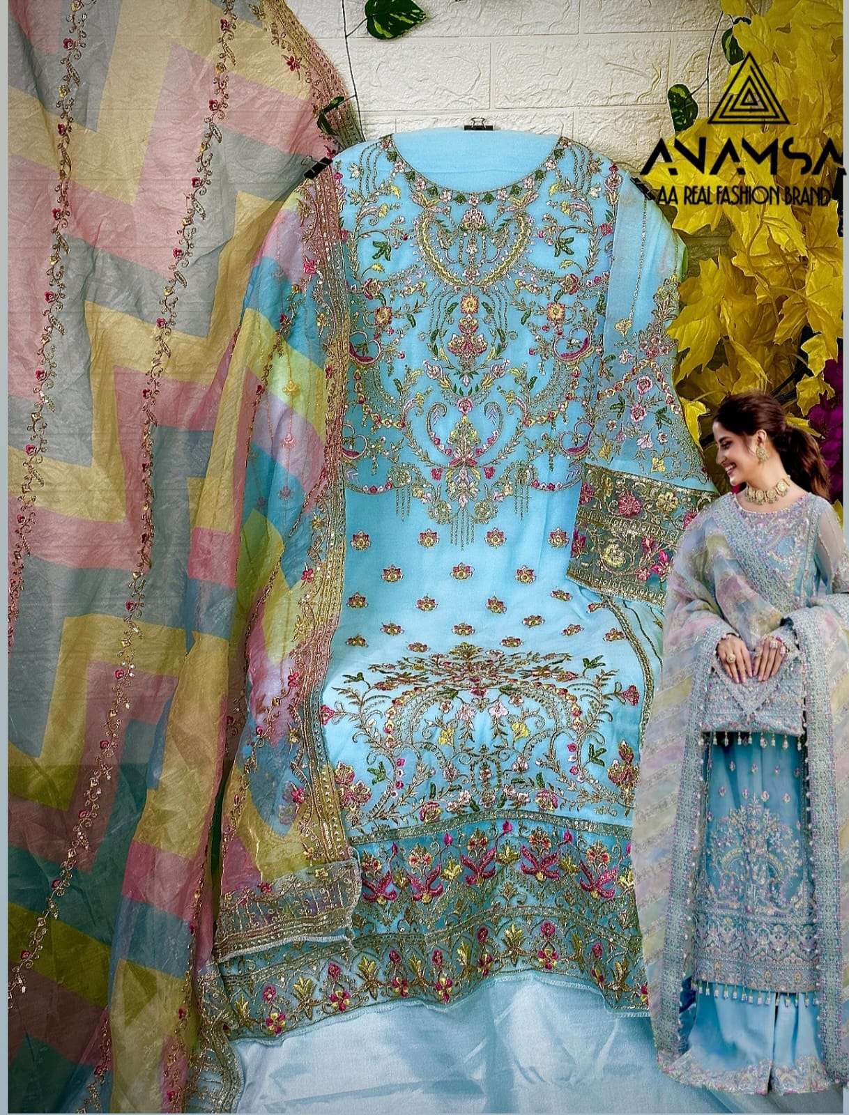 ANAMSA D NO 274 PAKISTANI SUIT
