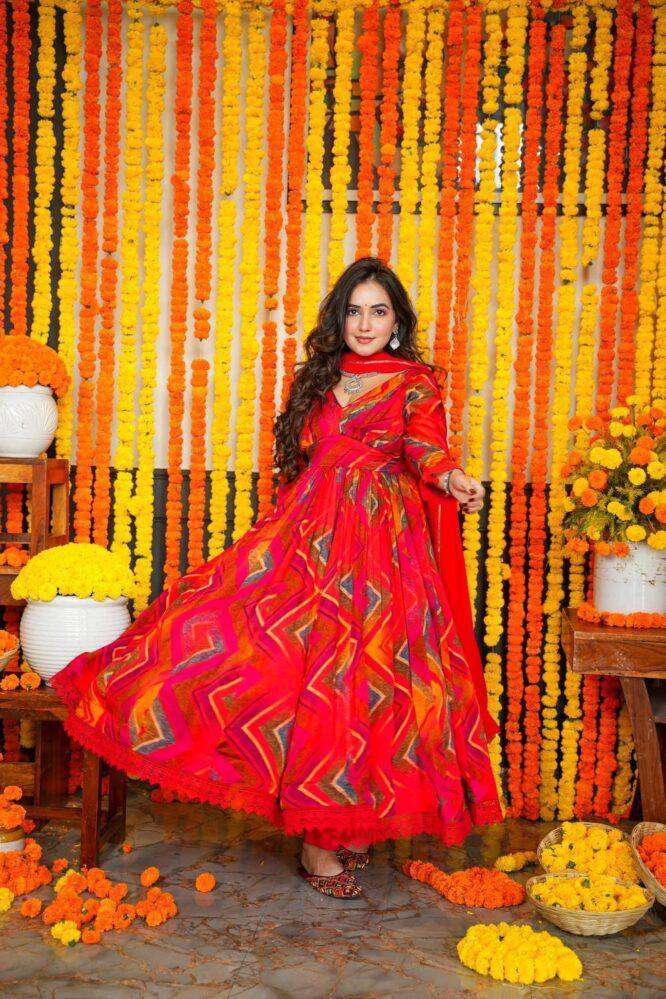 DC G34 ANARKALI KURTI SET