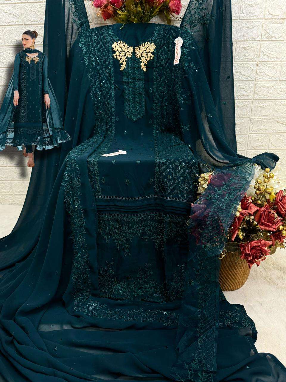 FEPIC ROSEMEEN C 1706 GEORGETTE DESIGNER SUITS