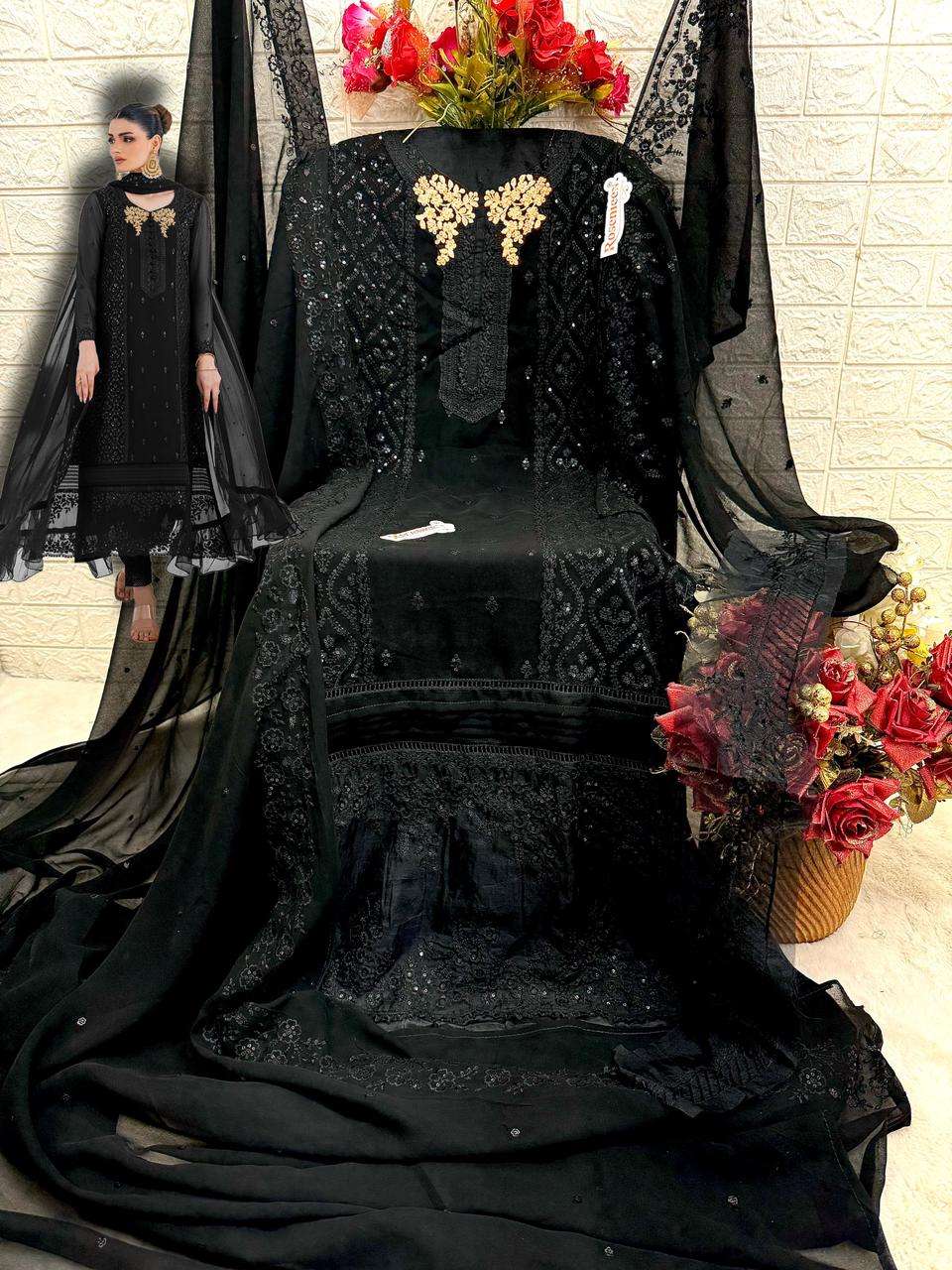 FEPIC ROSEMEEN C 1706 GEORGETTE DESIGNER SUITS