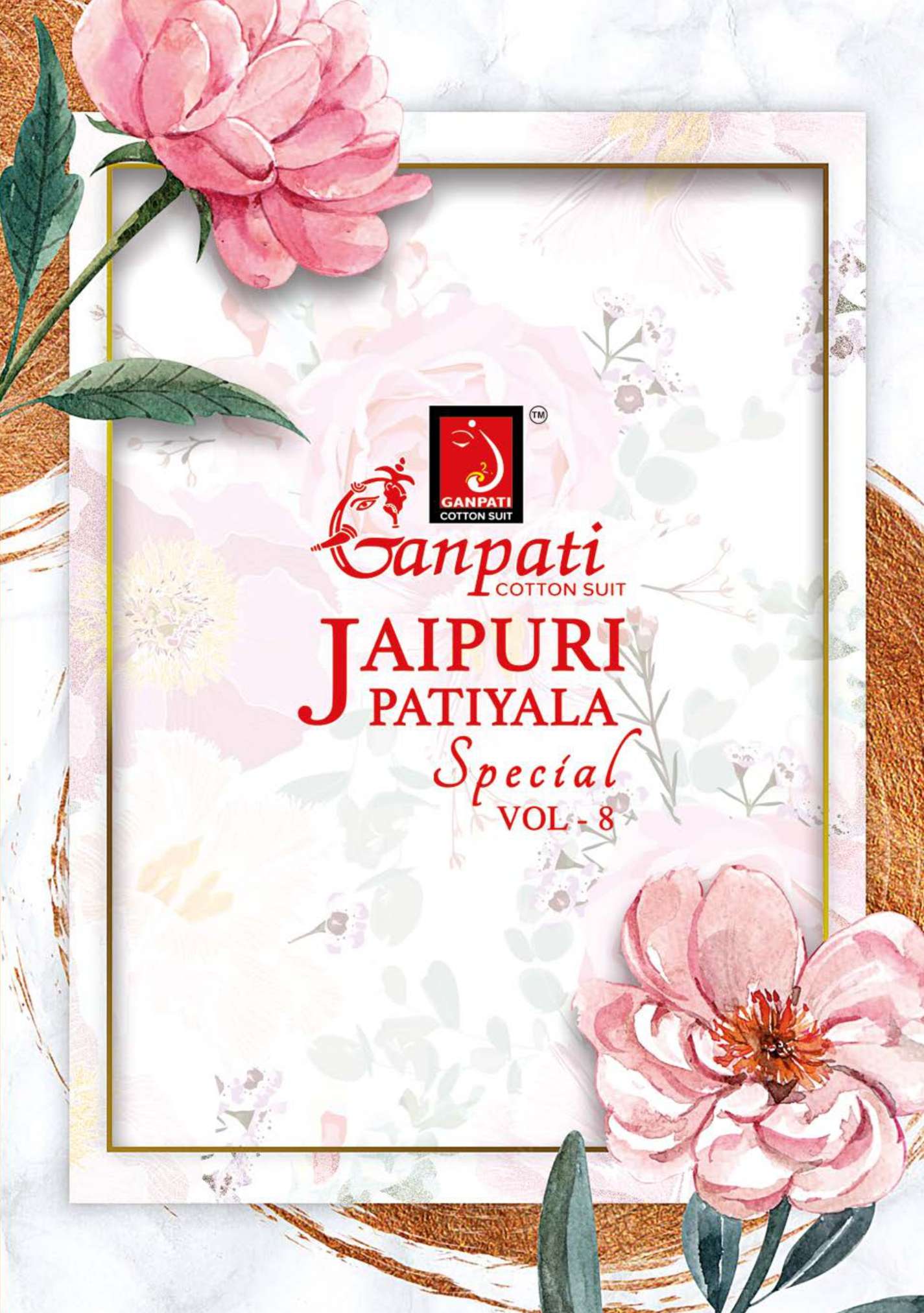 GANPATI JAIPURI PATIYALA SPECIAL VOL 8 COTTON SUITS