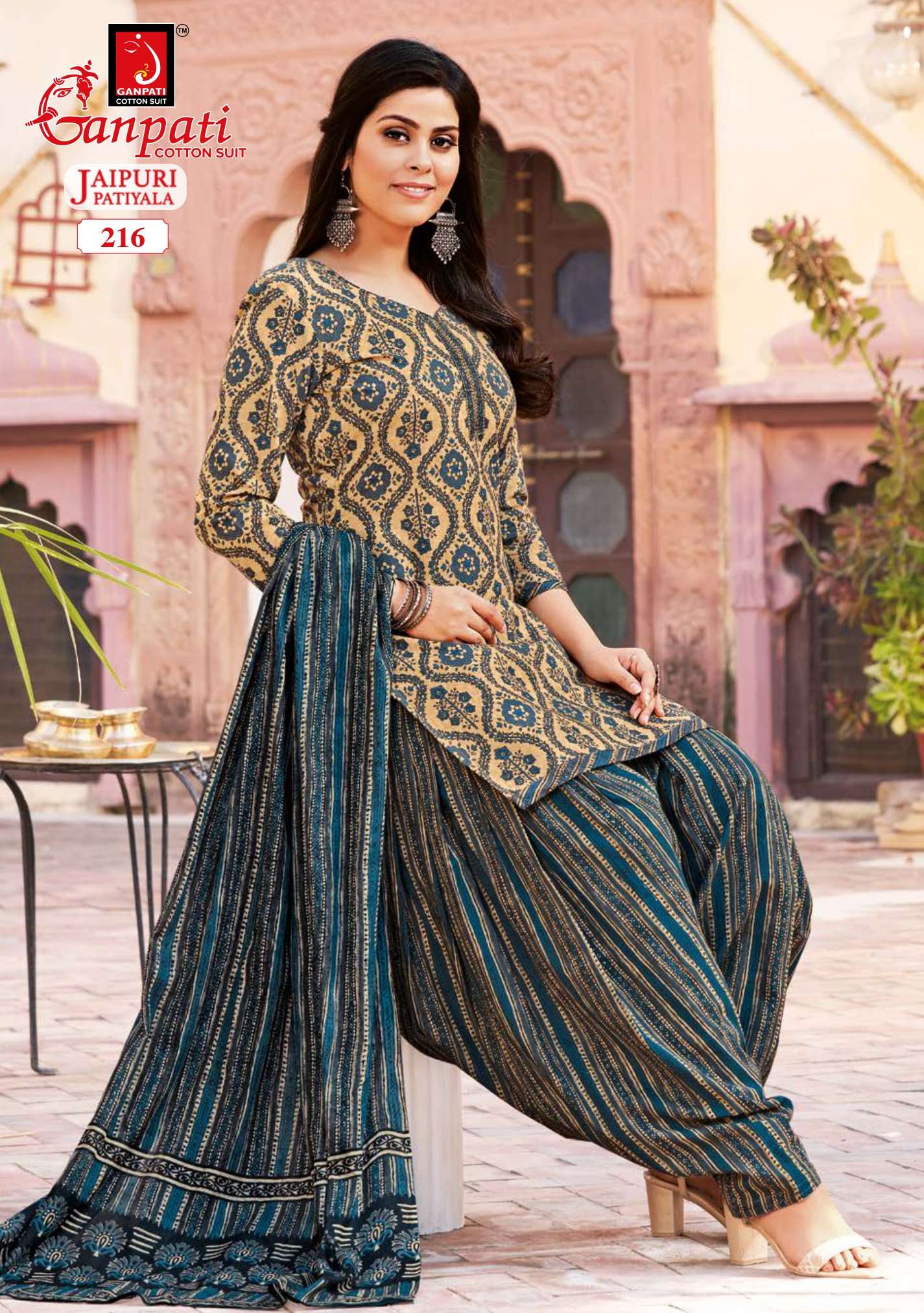 GANPATI JAIPURI PATIYALA SPECIAL VOL 8 COTTON SUITS