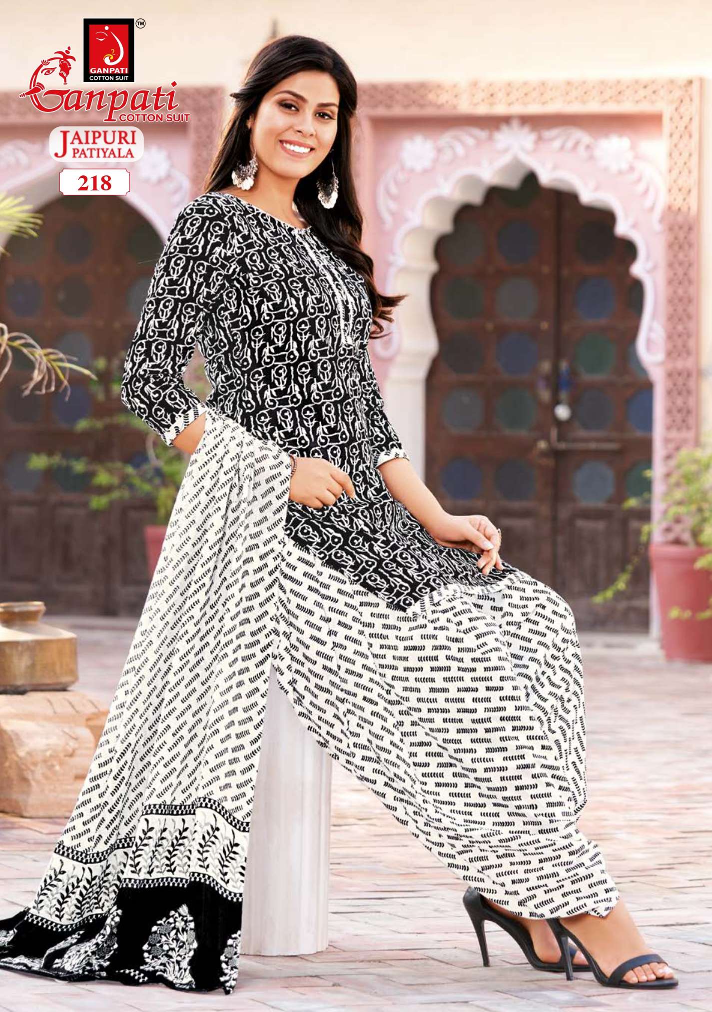 GANPATI JAIPURI PATIYALA SPECIAL VOL 8 COTTON SUITS