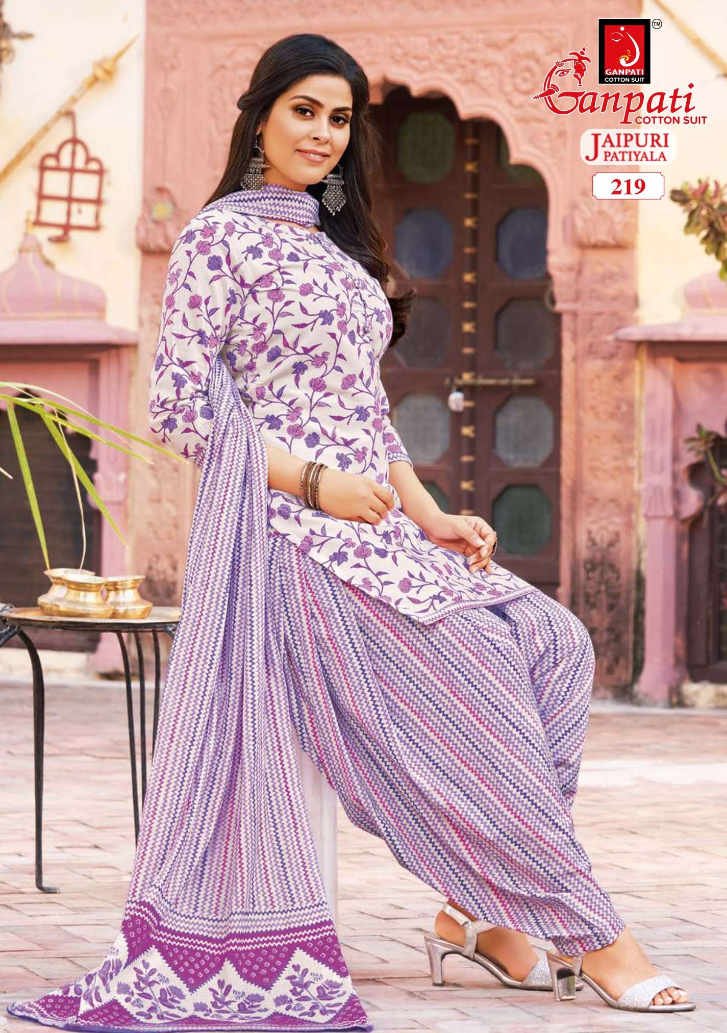 GANPATI JAIPURI PATIYALA SPECIAL VOL 8 COTTON SUITS