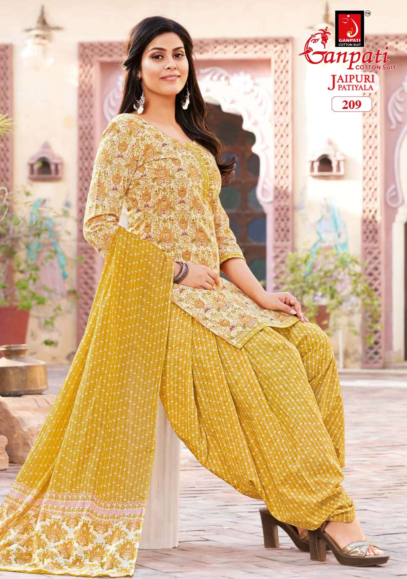 GANPATI JAIPURI PATIYALA SPECIAL VOL 8 COTTON SUITS