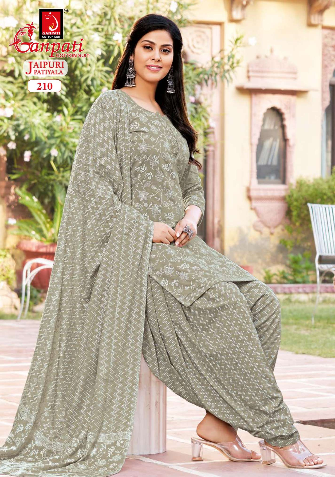 GANPATI JAIPURI PATIYALA SPECIAL VOL 8 COTTON SUITS
