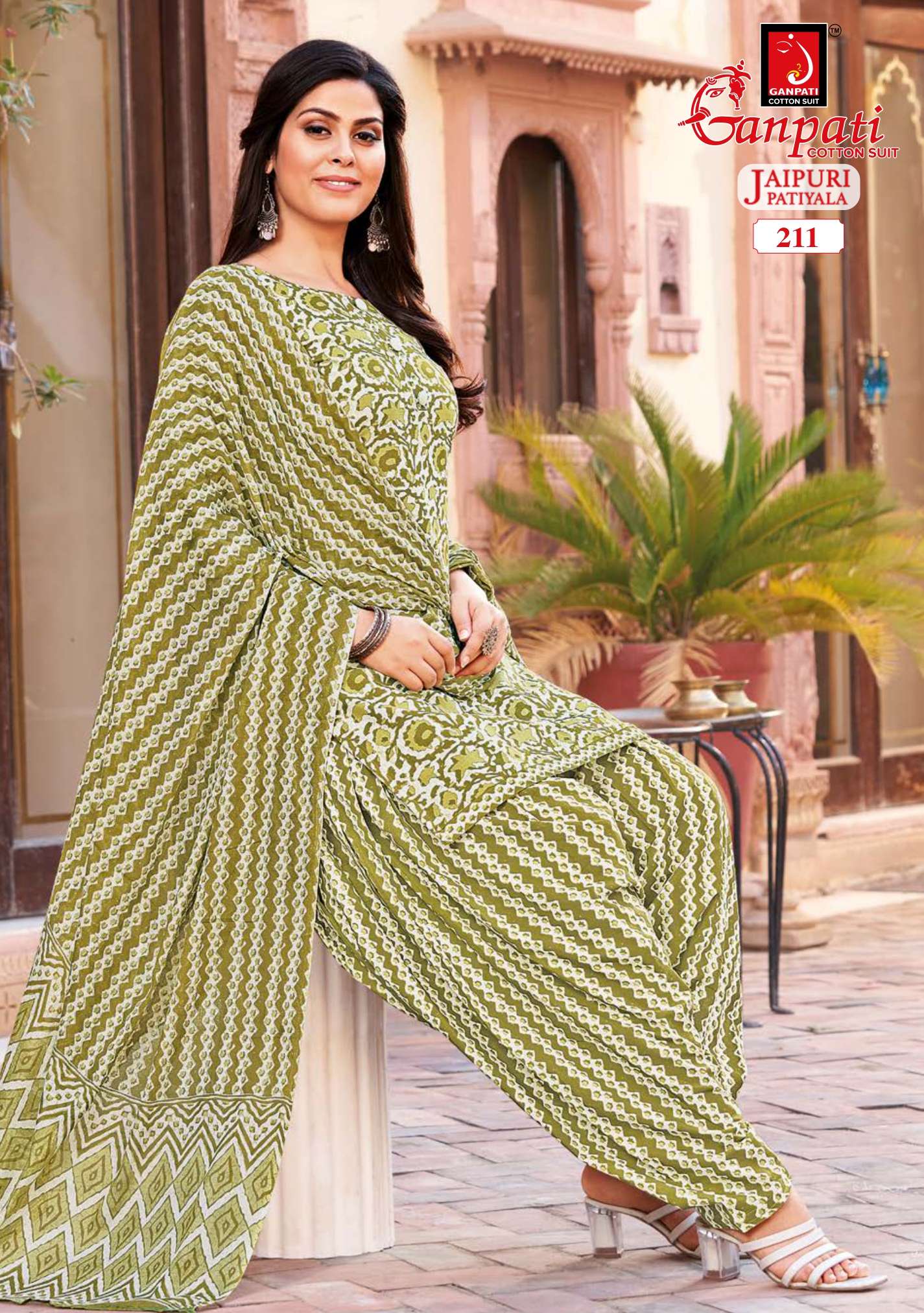 GANPATI JAIPURI PATIYALA SPECIAL VOL 8 COTTON SUITS
