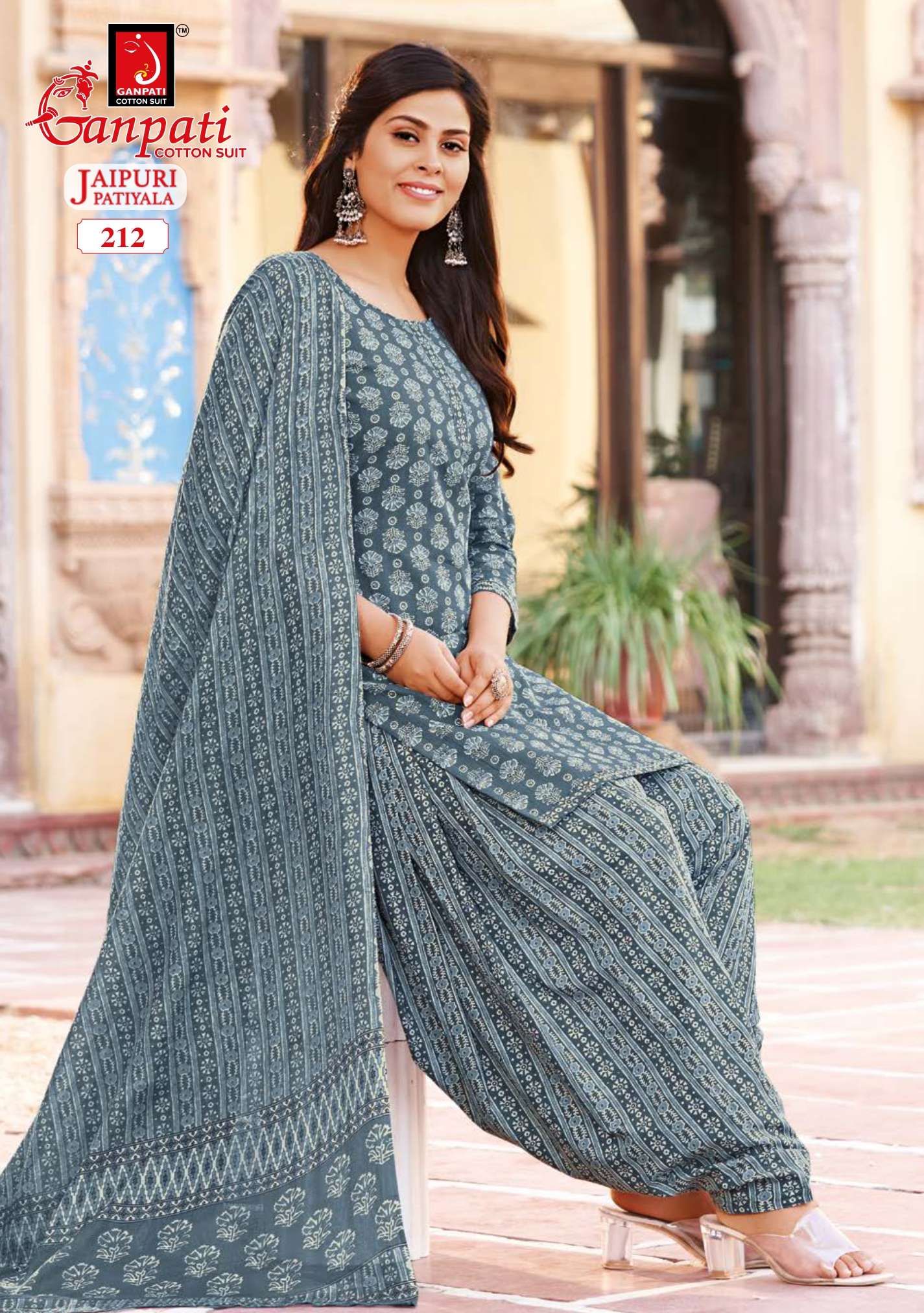 GANPATI JAIPURI PATIYALA SPECIAL VOL 8 COTTON SUITS