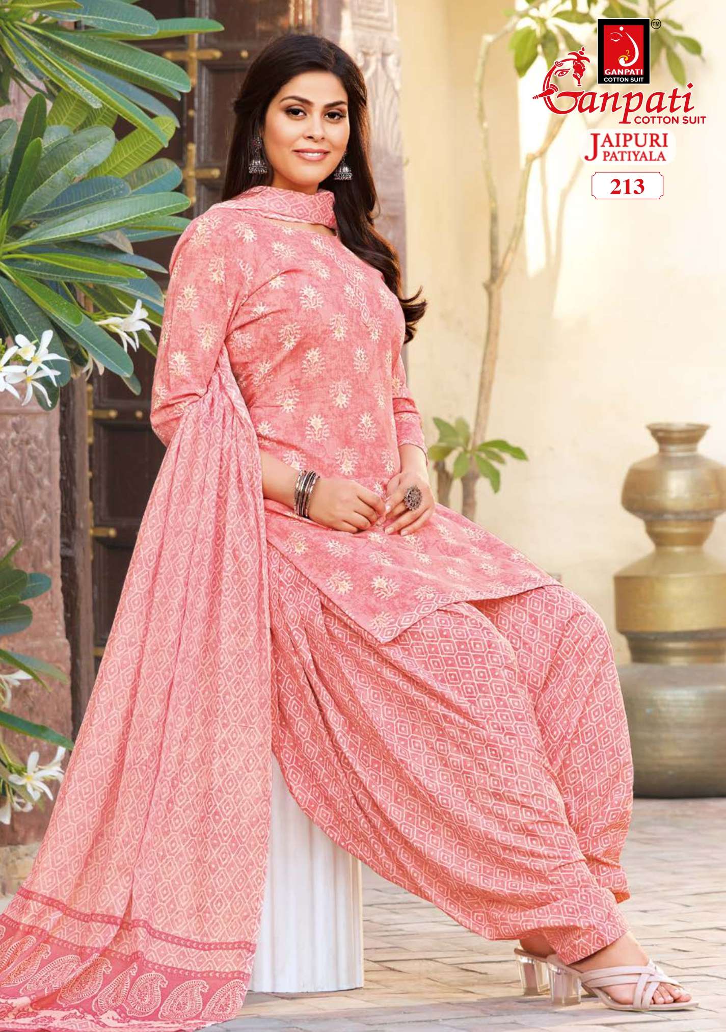 GANPATI JAIPURI PATIYALA SPECIAL VOL 8 COTTON SUITS