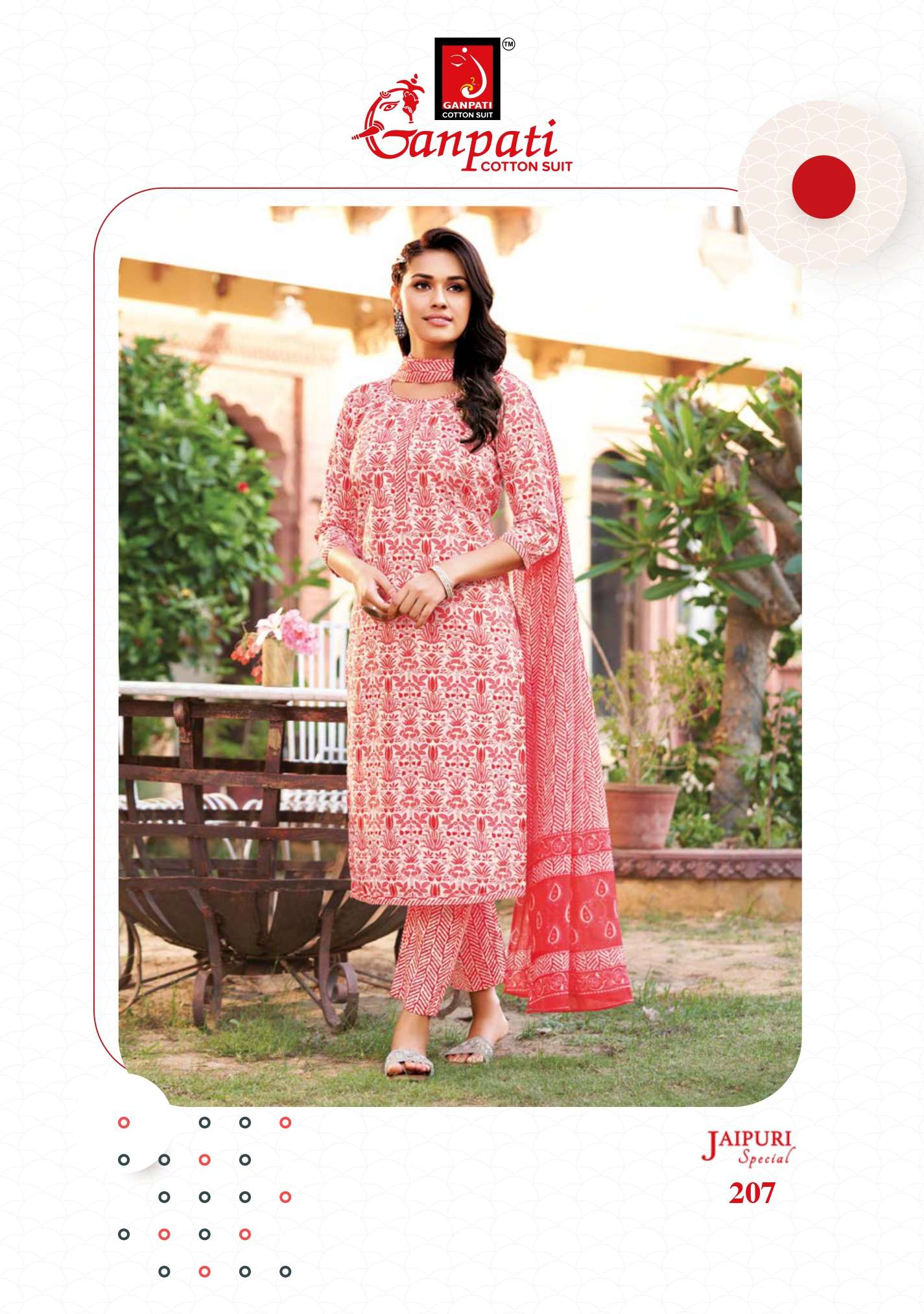 GANPATI JAIPURI SPECIAL VOL 8 COTTON SALWAR SUITS