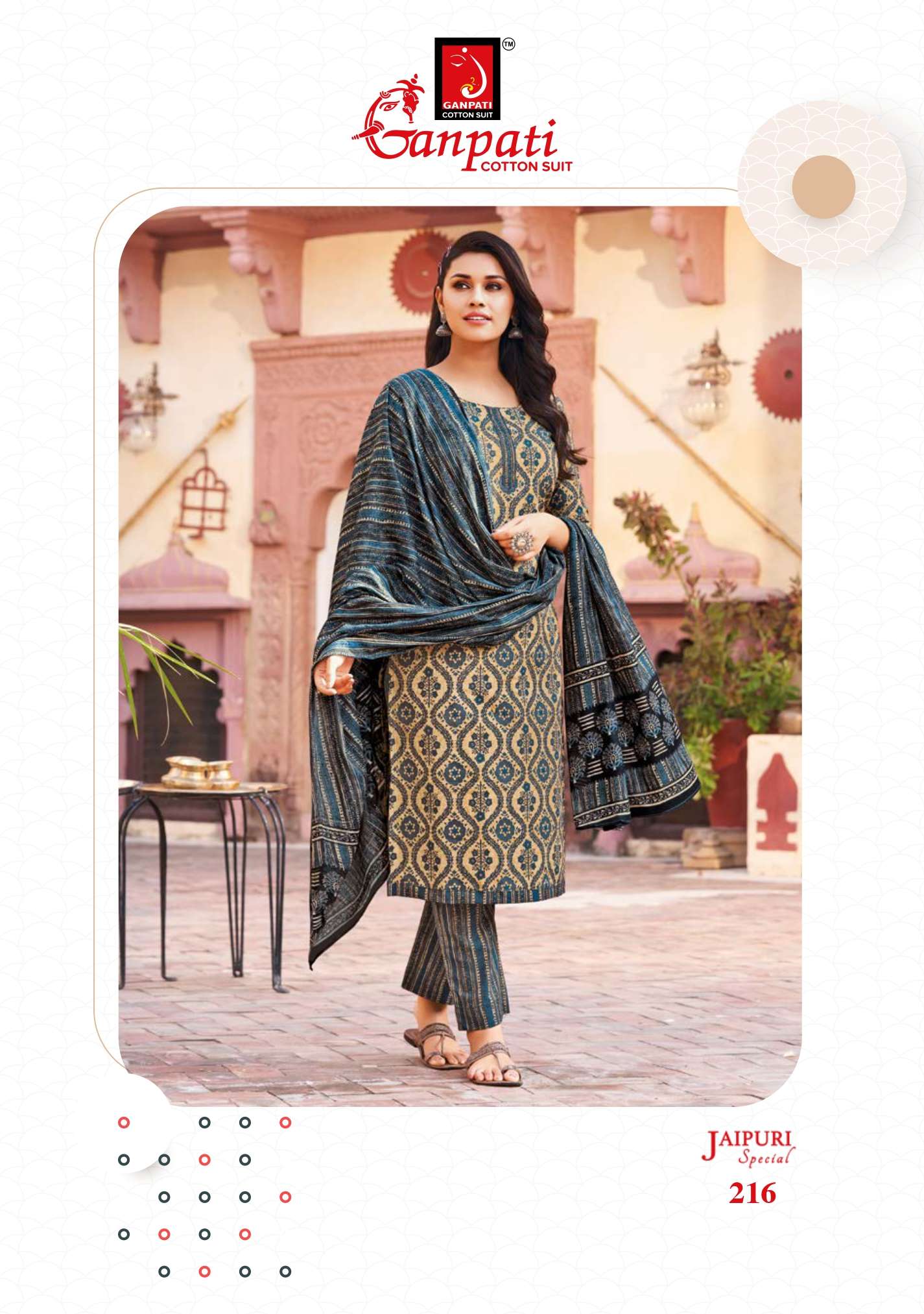 GANPATI JAIPURI SPECIAL VOL 8 COTTON SALWAR SUITS