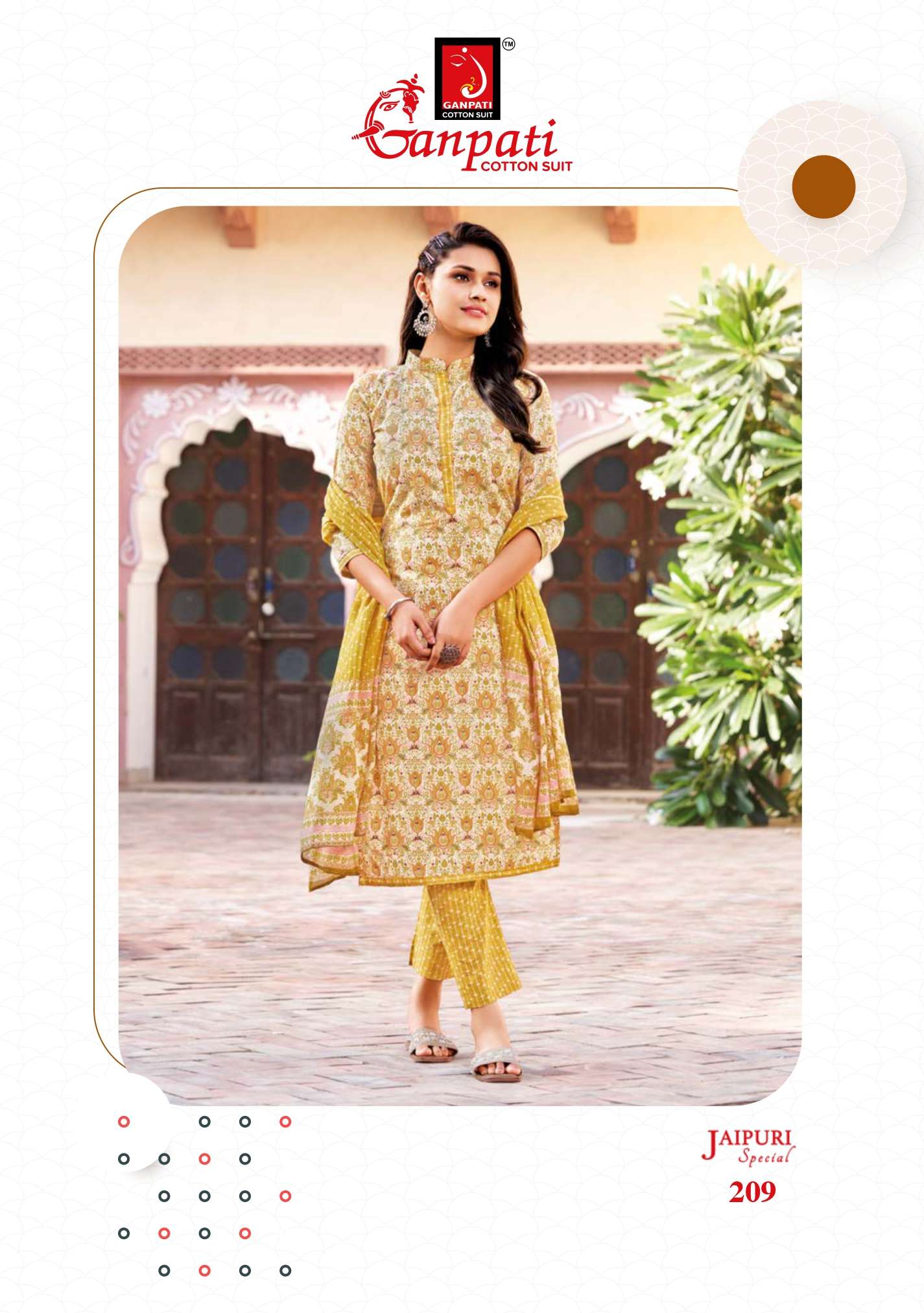 GANPATI JAIPURI SPECIAL VOL 8 COTTON SALWAR SUITS