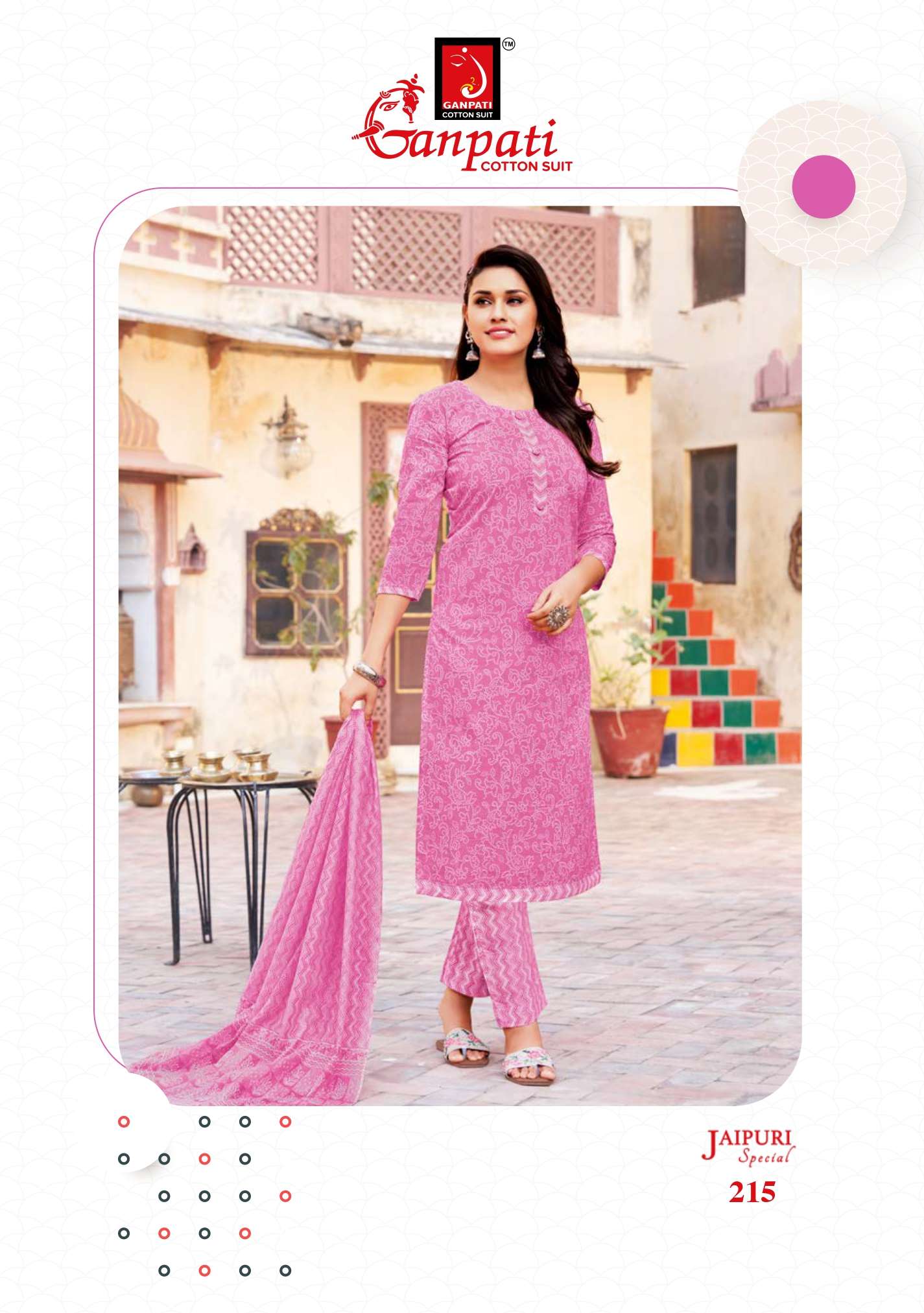 GANPATI JAIPURI SPECIAL VOL 8 COTTON SALWAR SUITS