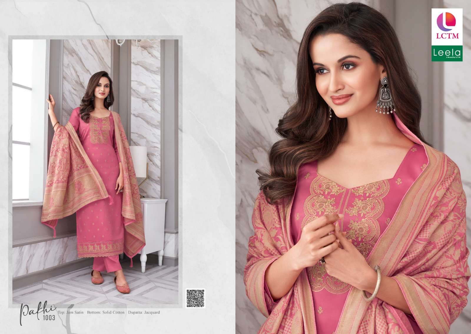 LEELA PAKHI DESIGNER JAM SATIN SUITS 
