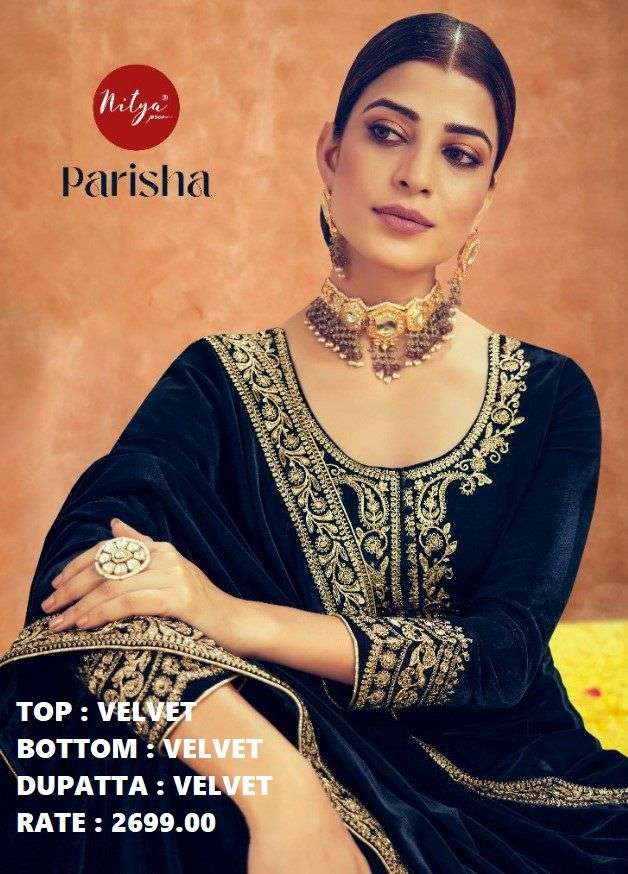 LT NITYA PARISHA VELVET SUITS