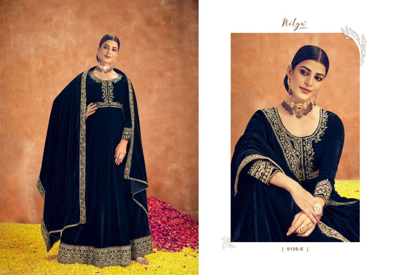 LT NITYA PARISHA VELVET SUITS