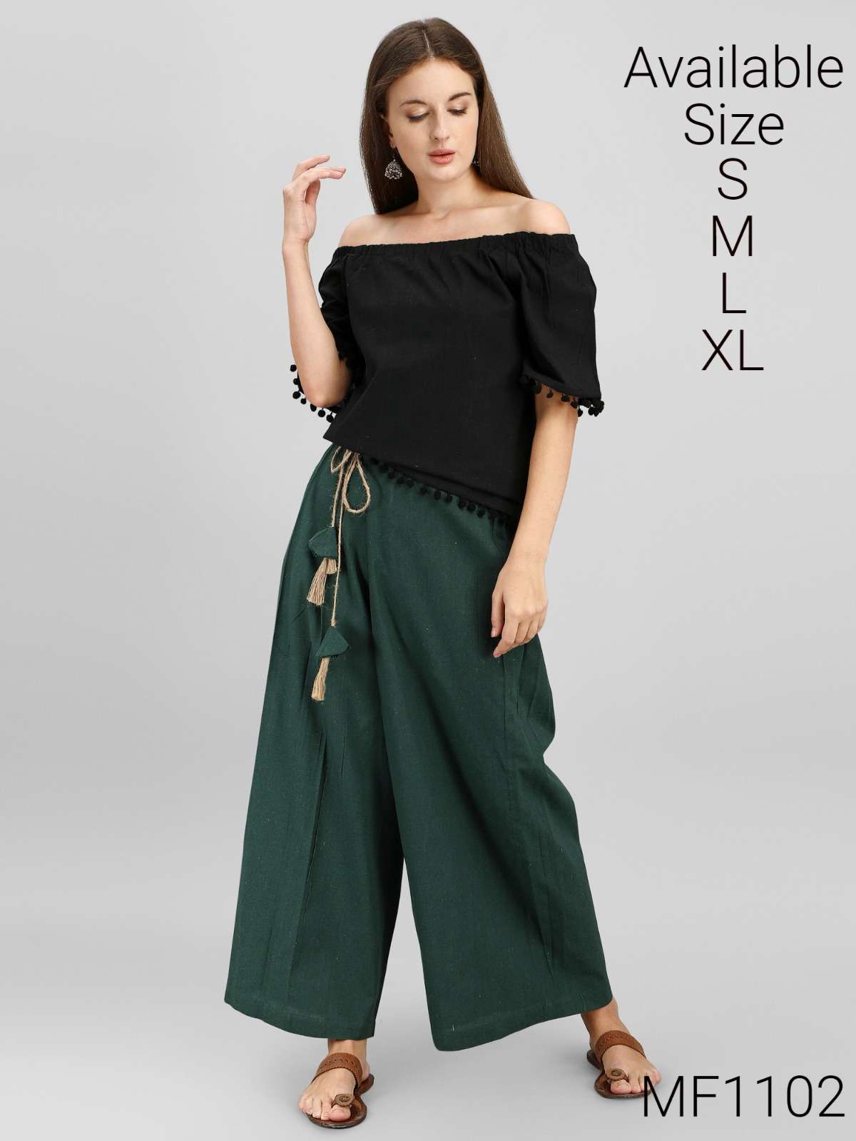 MESMORA KHADI PAIRS CAUSAL WEAR TOPS WITH PANTS