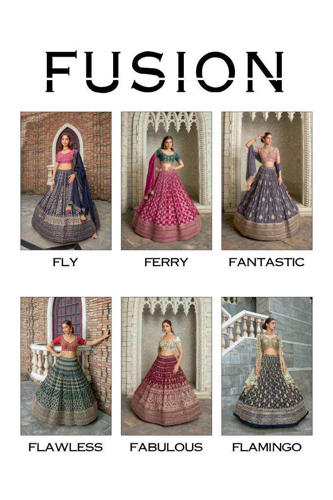 MF FUSSION  BRIDEL LEHENGA CHOLI 