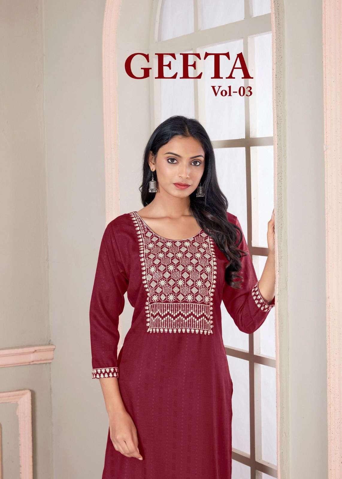 MF GEETA VOL 3 RAYON KURTS