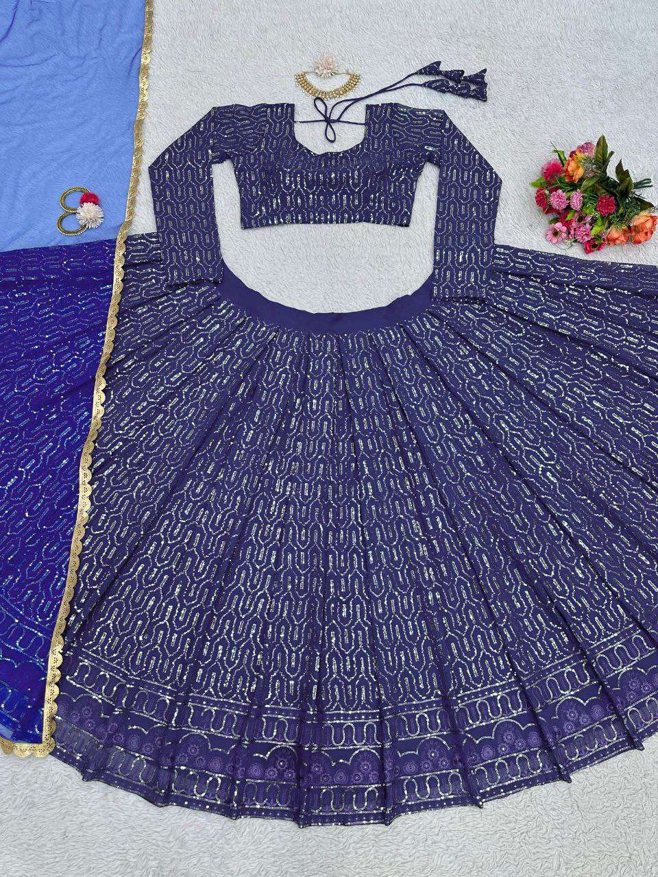 QRC 187 LEHENGA CHOLI 