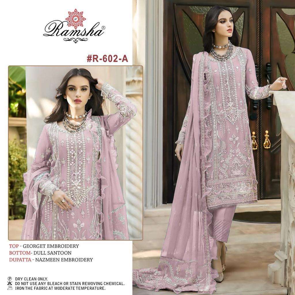 RAMSHA R 602 NX BEAUTIFUL EMBROIDERED SUITS