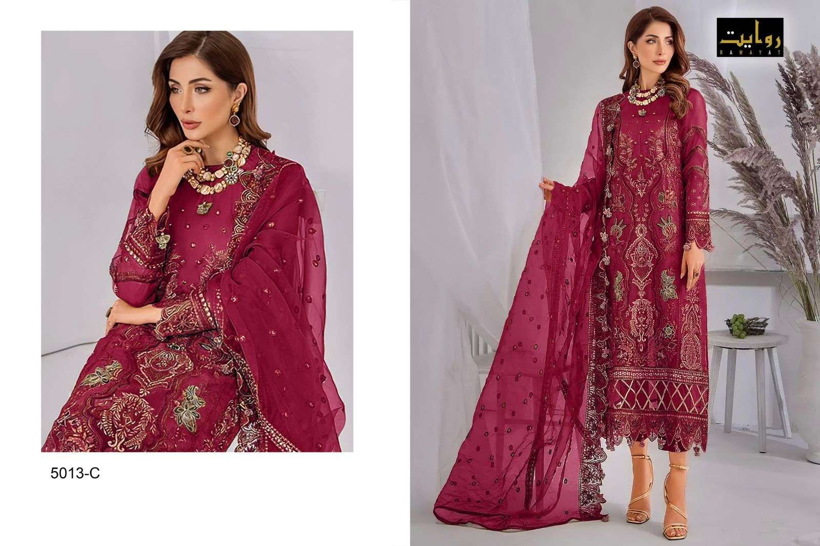 RAWAYAT FASHION MUSHQ COLORS VOL 11 PAKISTANI SUITS 