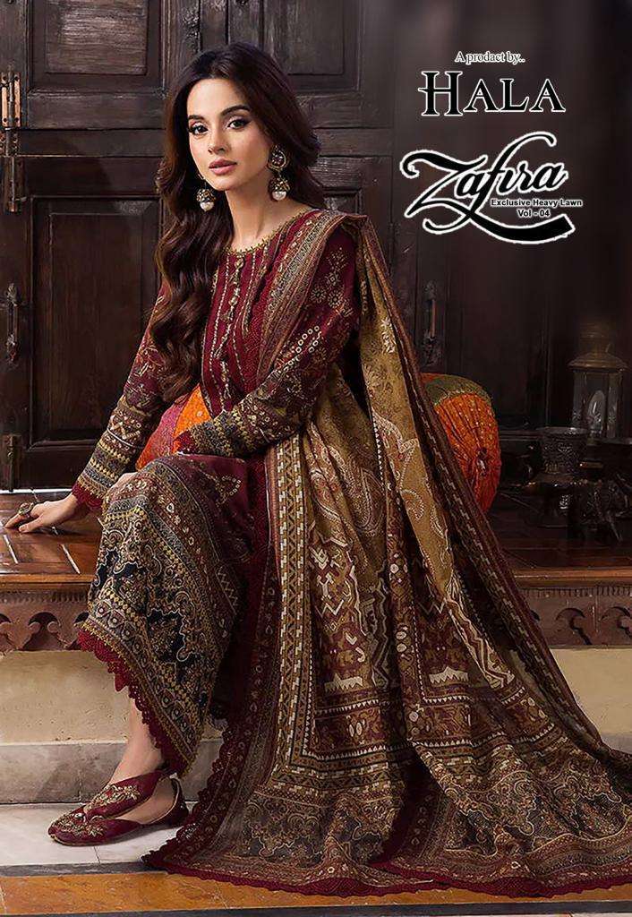 ZAFIRA VOL 4 LAWN COTTON SALWAR KAMEEZ