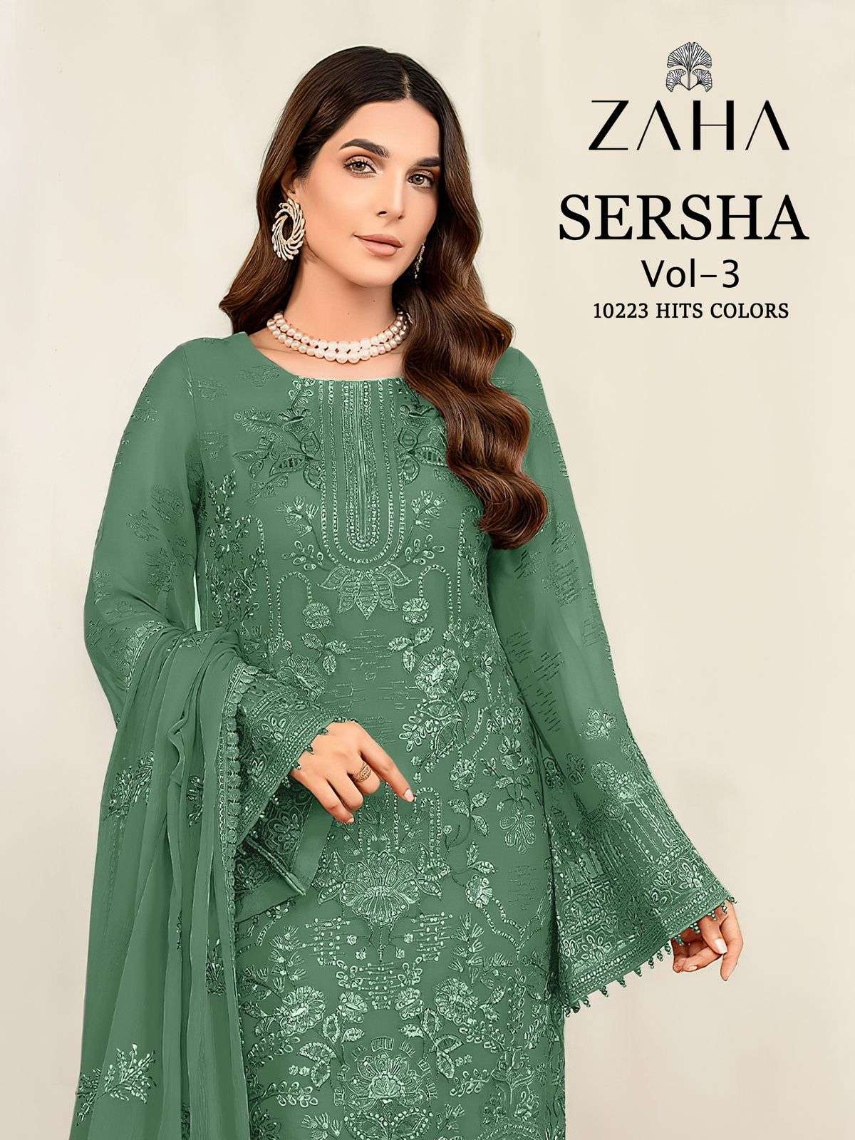 ZAHA SERSHA VOL 3 GEORGETTE PAKISTANI SUITS