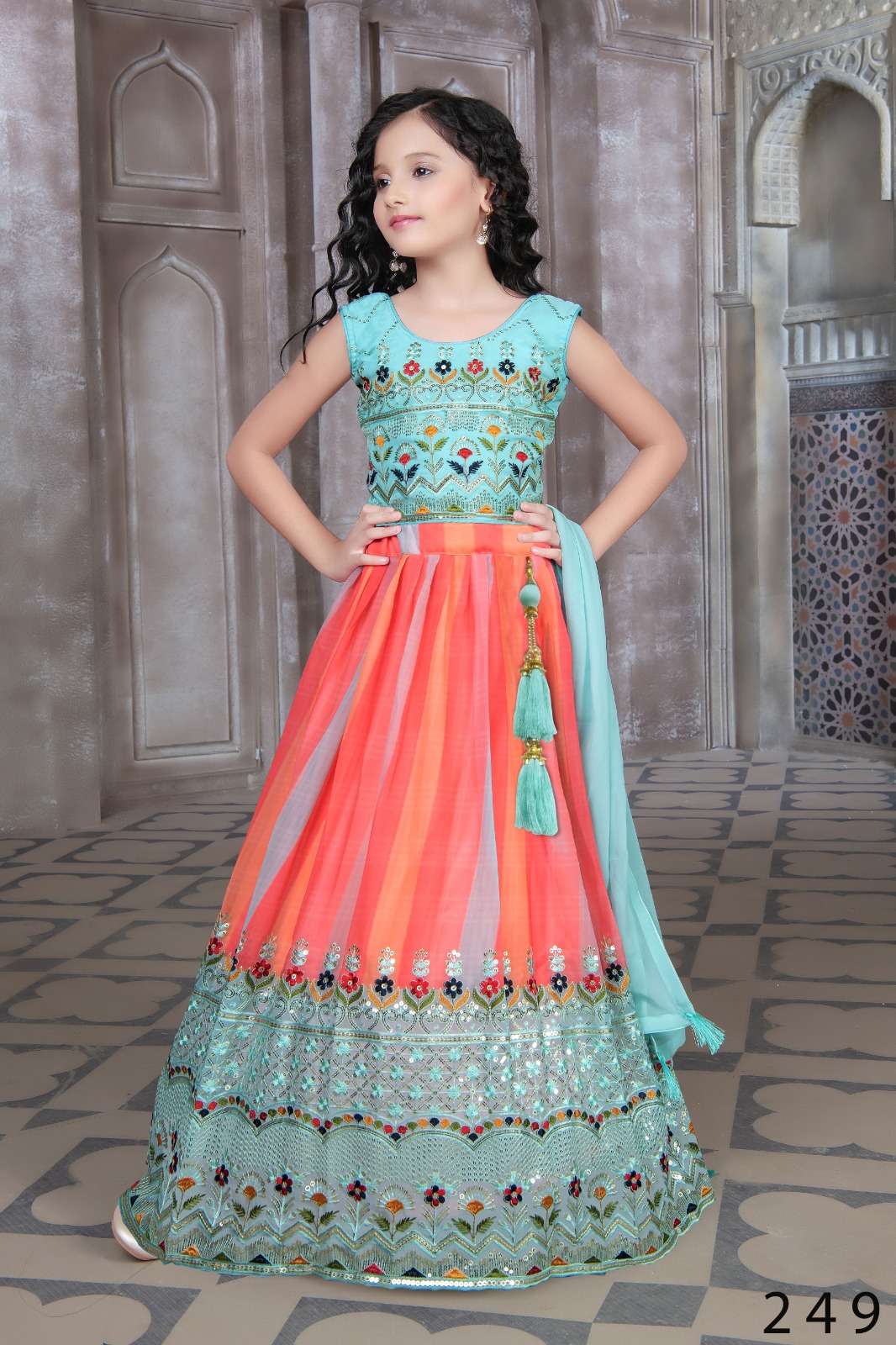 AARADHNA VOL 35 KIDS WEAR LEHENGA COLLECTION 