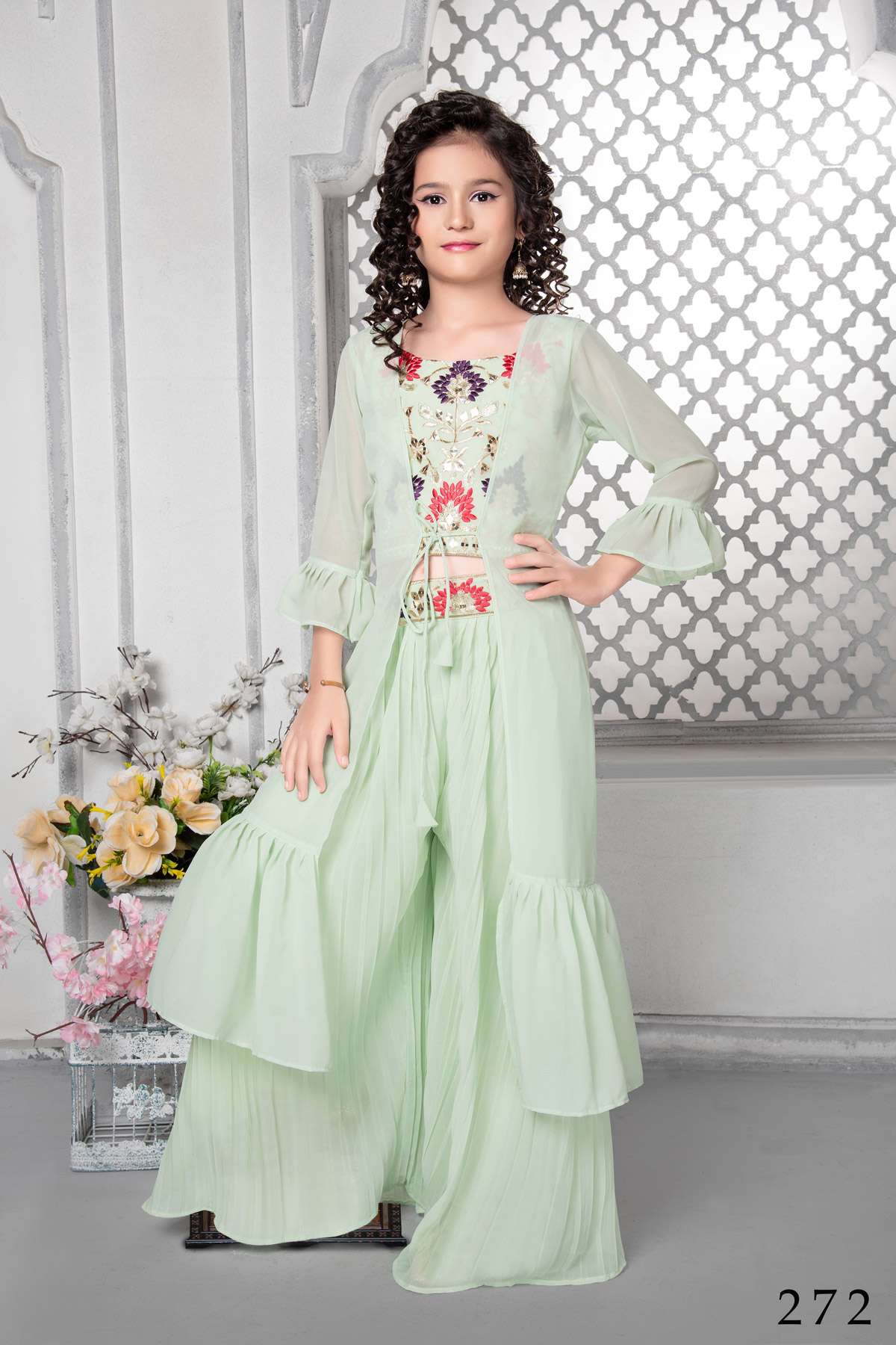  AARADHNA VOL 40 PARTY WEAR KIDS GOWN 