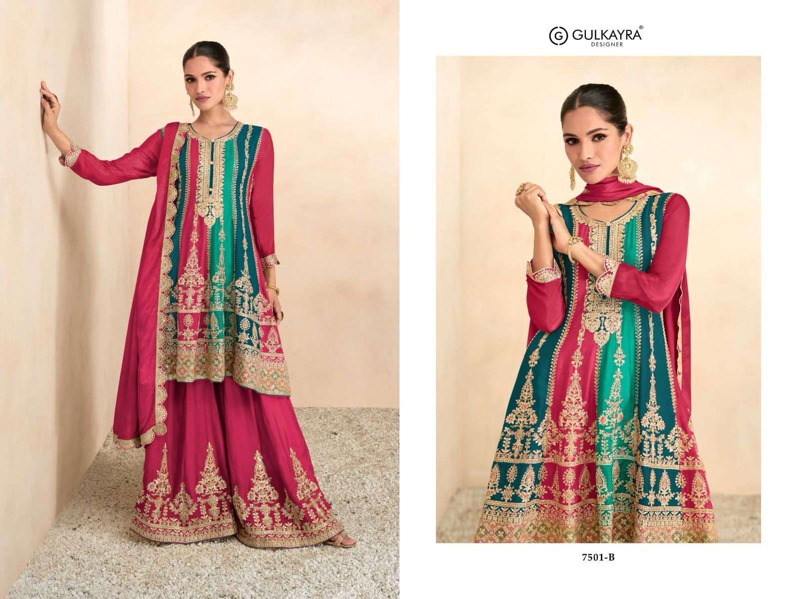 AASHIRWAD CREATION PREET GOLD HEAVY EMBROIDERED SUIT