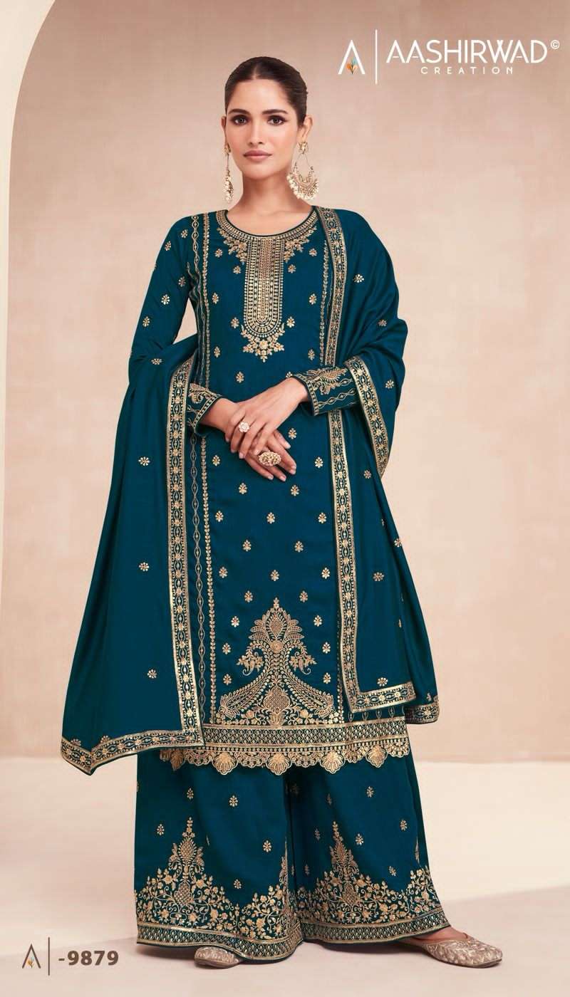AASHIRWAD CREATION ZARI READY MADE HEAVY SUITS