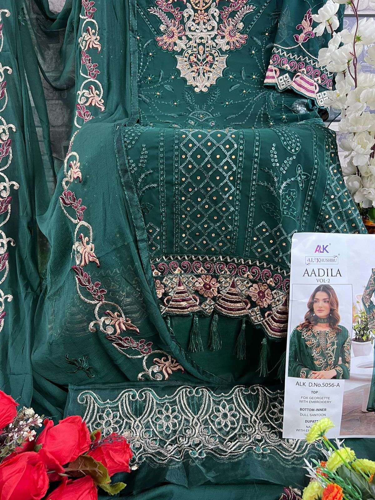 AL KHUSHBU AADILA VOL 2 EMBROIDERED GEORGETTE SUIT