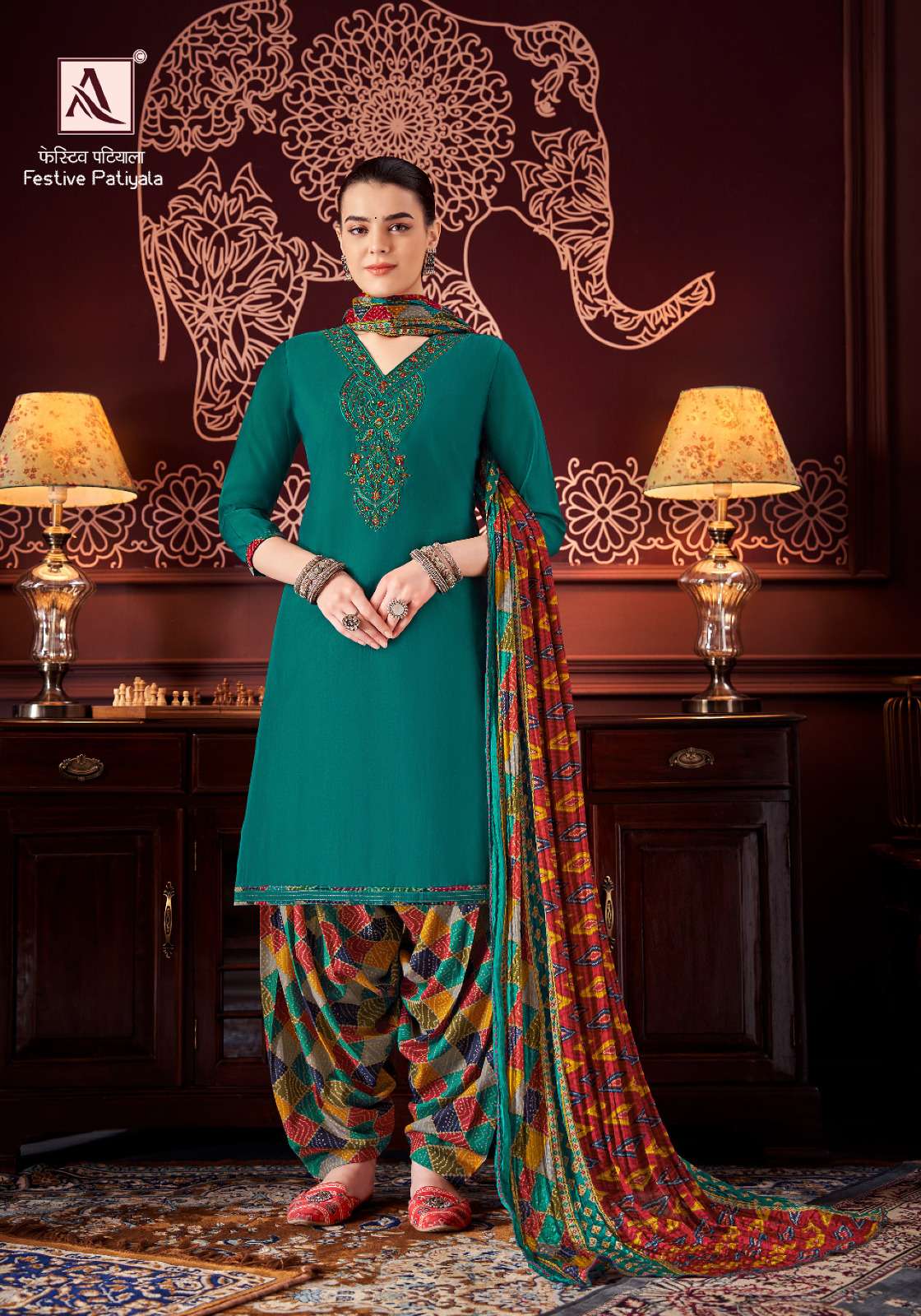 ALOK SUITS FESTIVE PATIYALA SUITS CATALOUGE