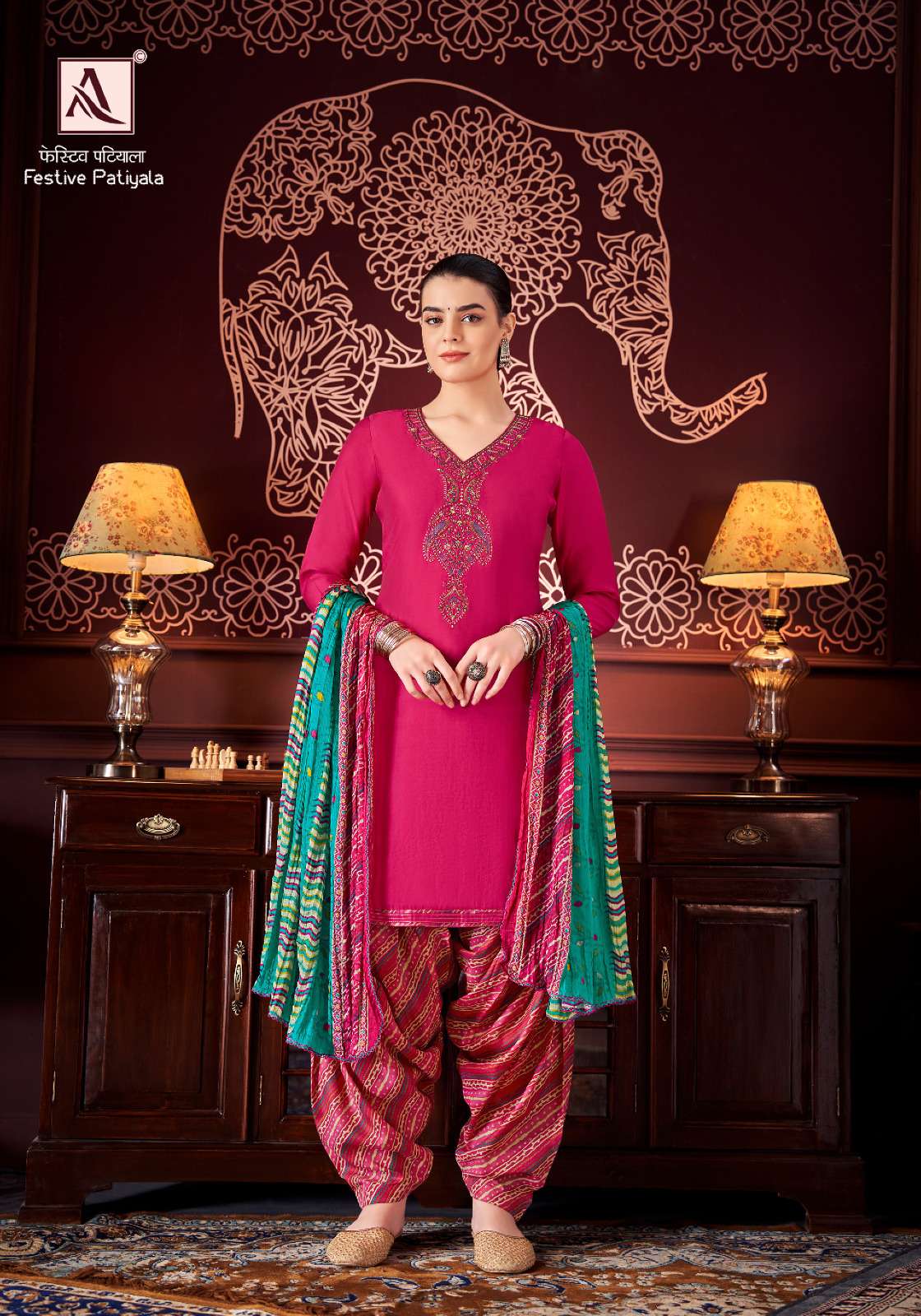 ALOK SUITS FESTIVE PATIYALA SUITS CATALOUGE