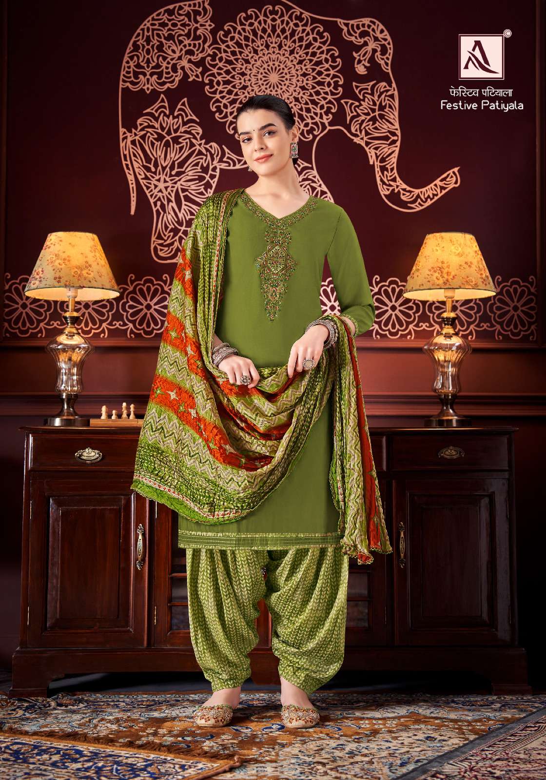ALOK SUITS FESTIVE PATIYALA SUITS CATALOUGE