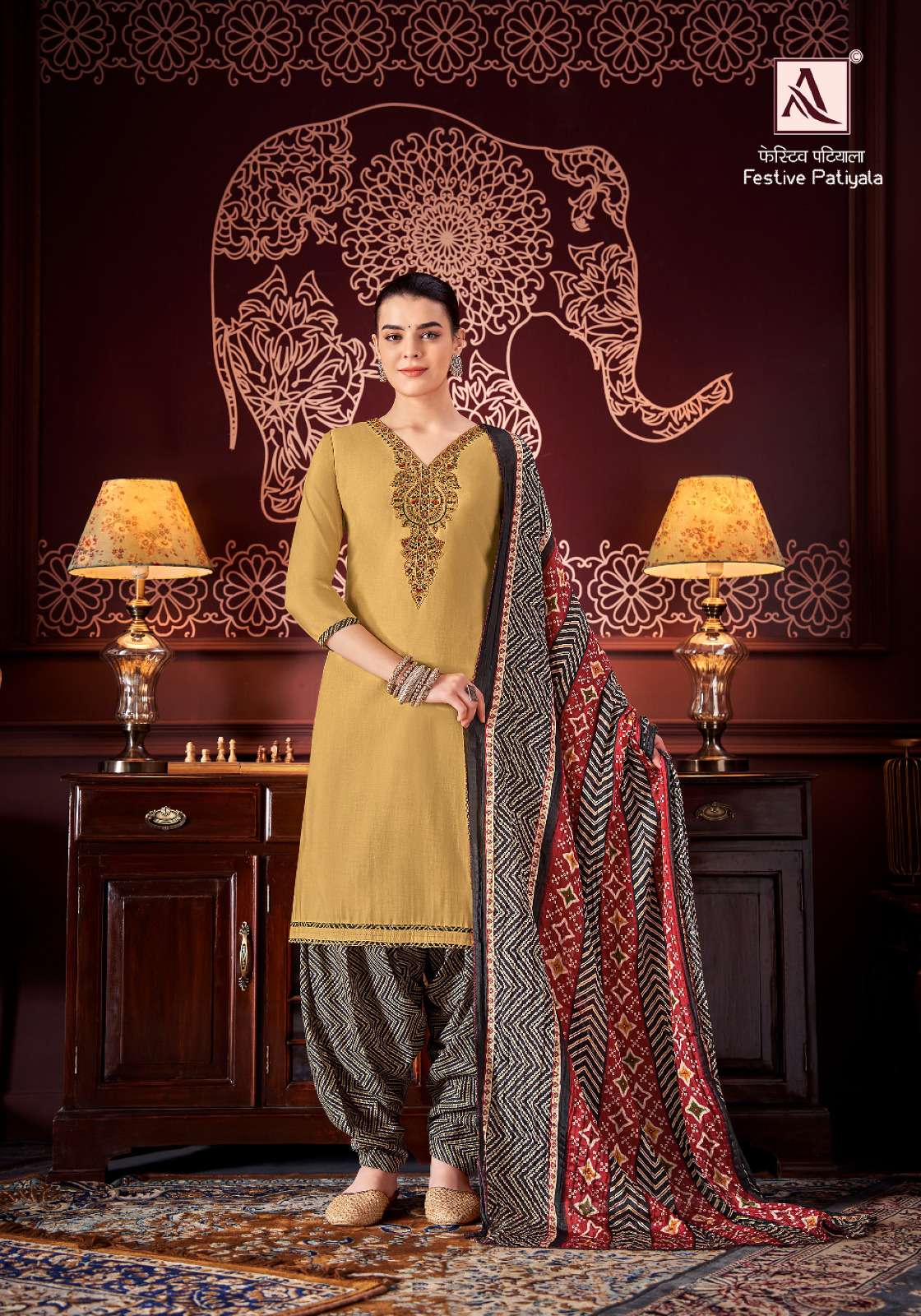 ALOK SUITS FESTIVE PATIYALA SUITS CATALOUGE