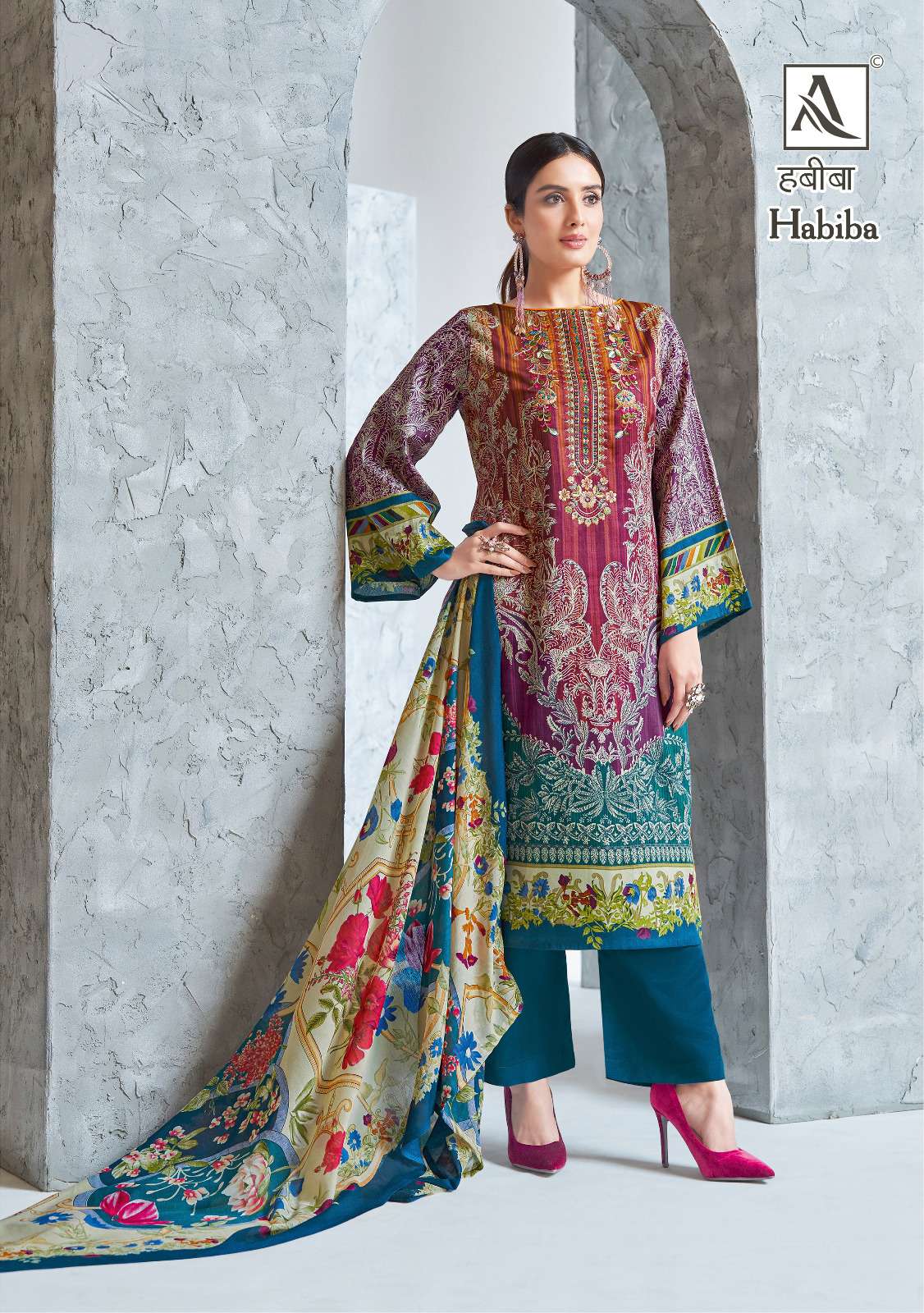ALOK SUITS HABIBA JAM COTTON SUITS 