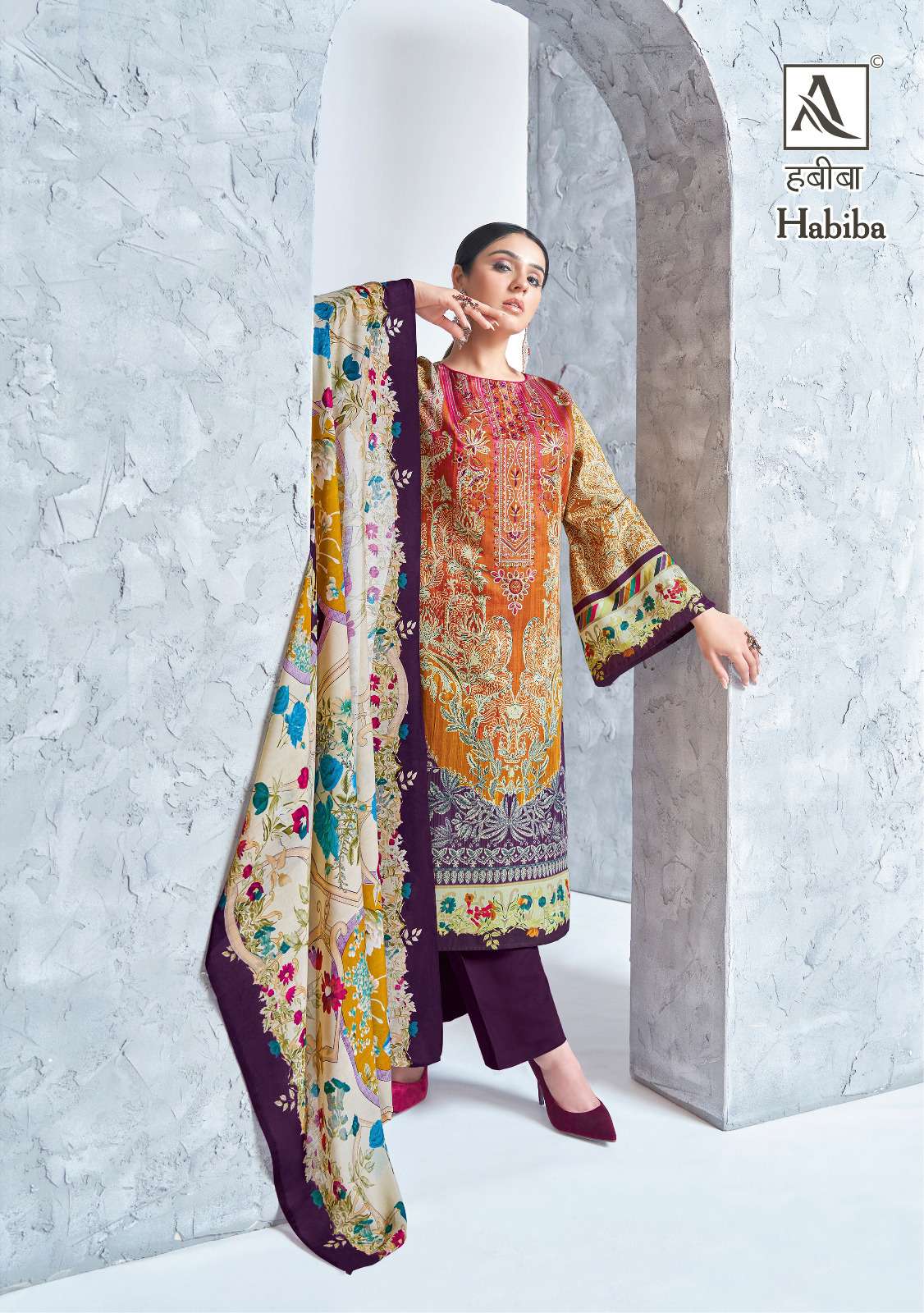 ALOK SUITS HABIBA JAM COTTON SUITS 