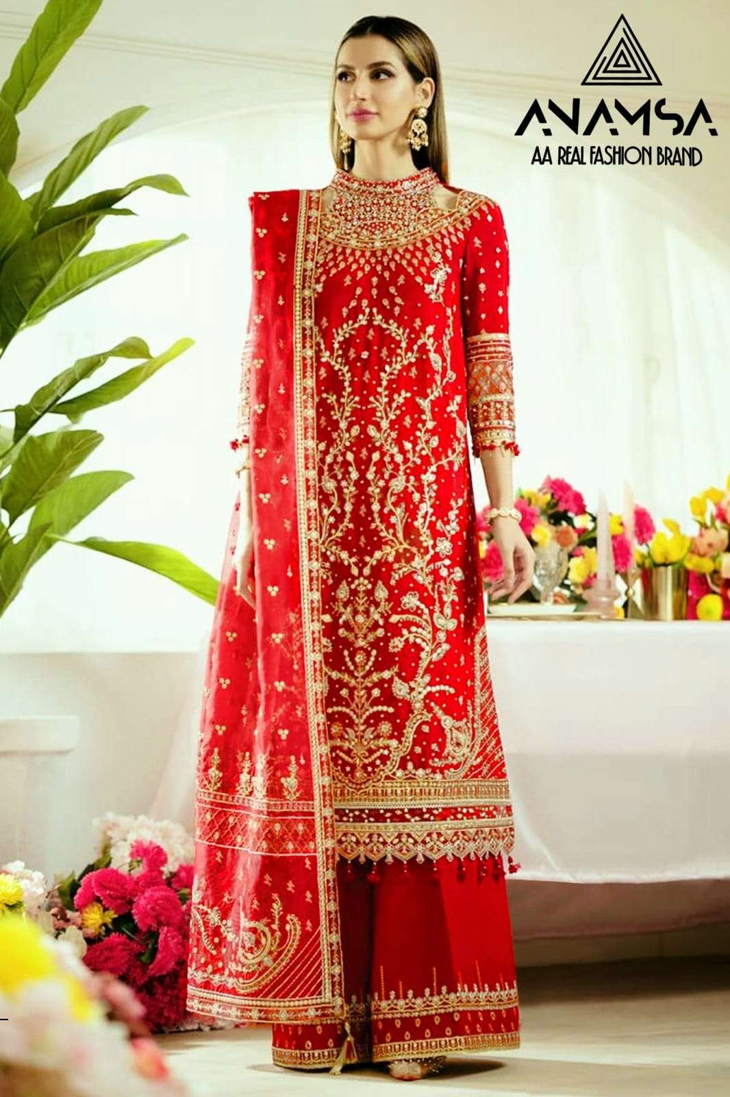 ANAMSA D NO 283 PAKISTANI SUIT