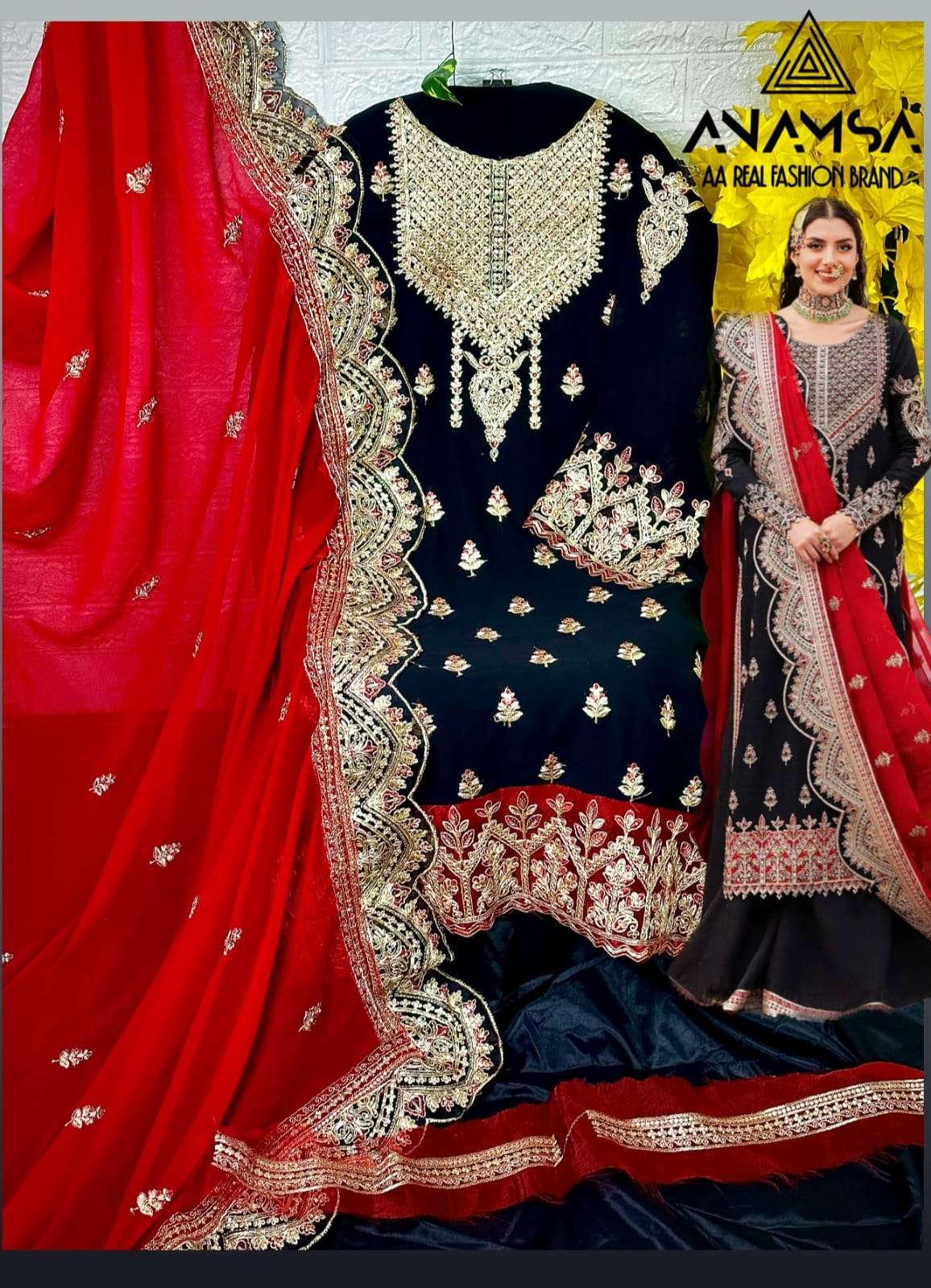 ANAMSA D NO 286 PAKISTANI SUIT